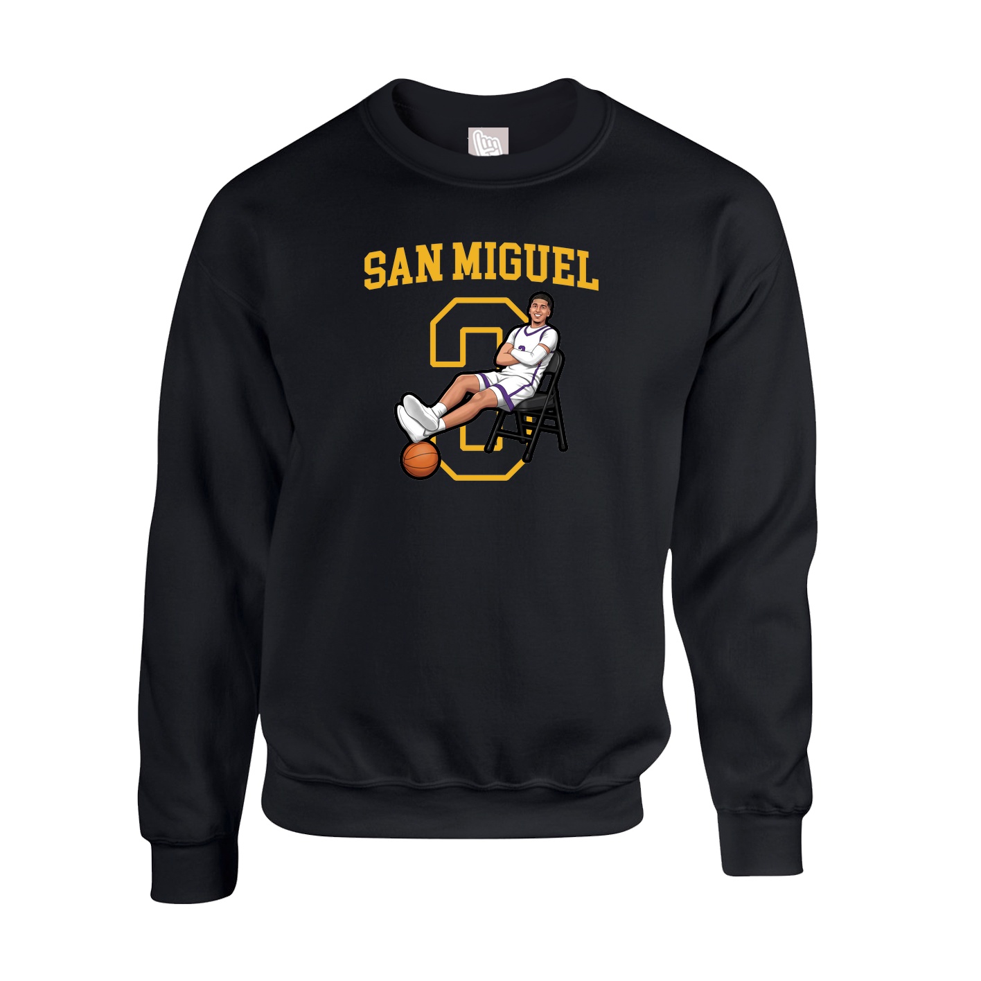 Fleece Crew — Shirsey in Black