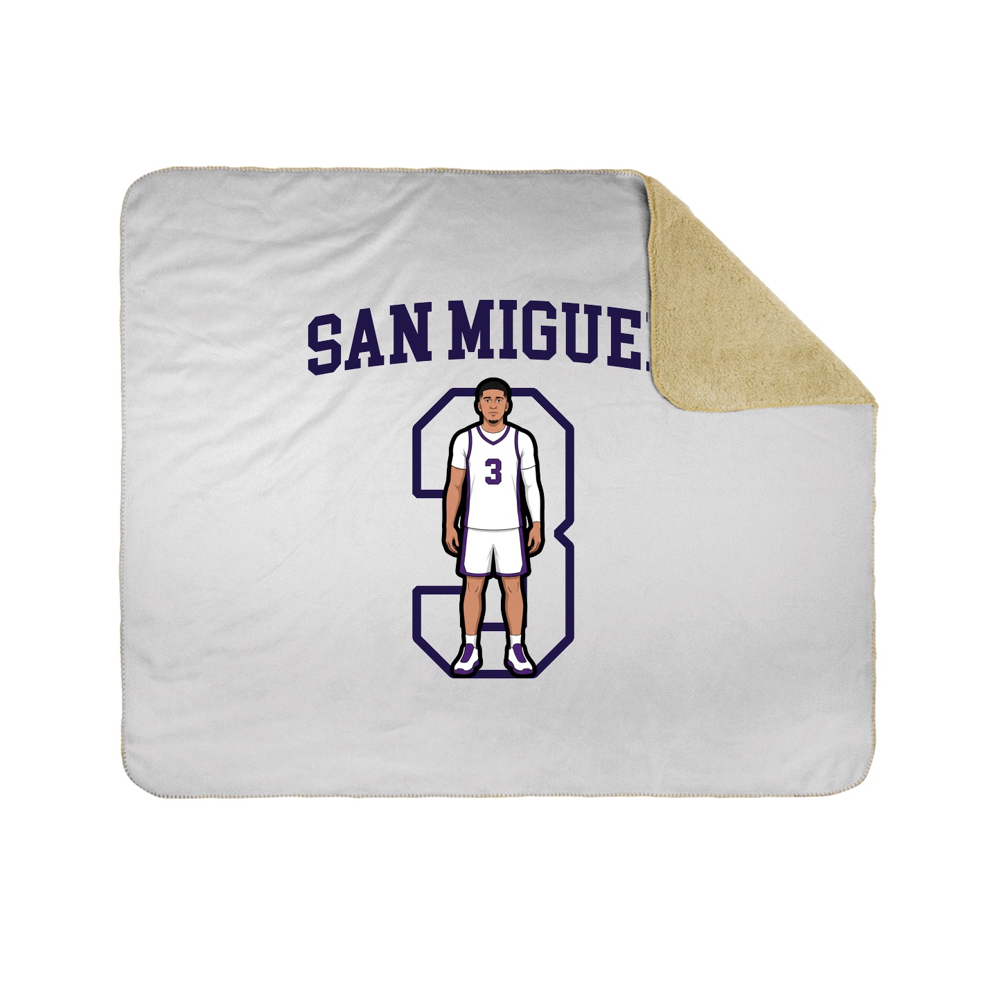 Throw Blanket — Shirsey in White