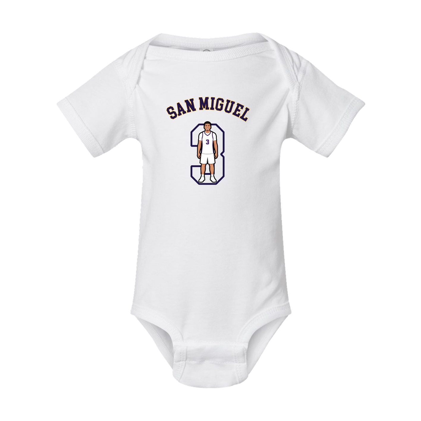 Baby Onesie — Shirsey Arch in White