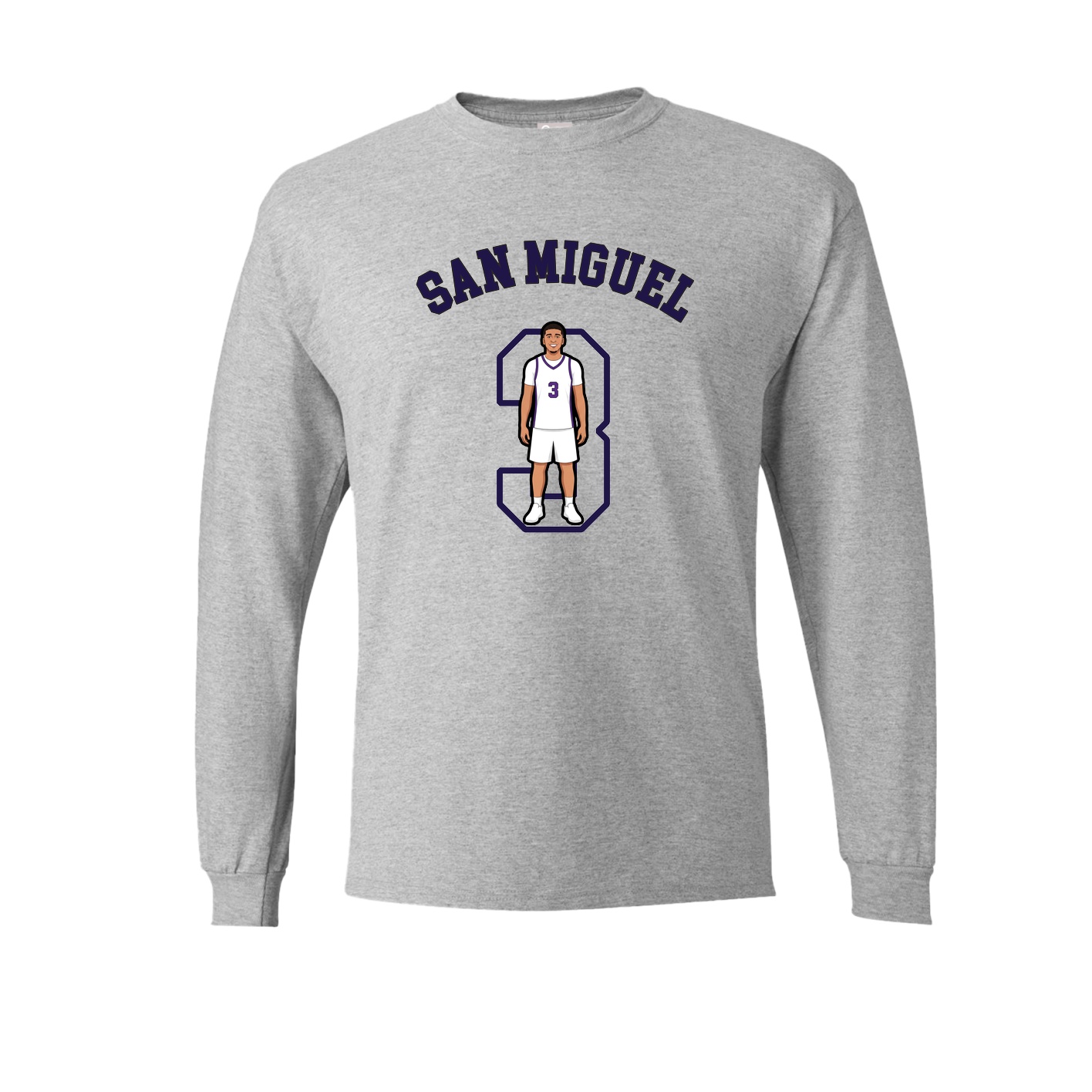 Long Sleeve Tee — Shirsey Arch in Grey