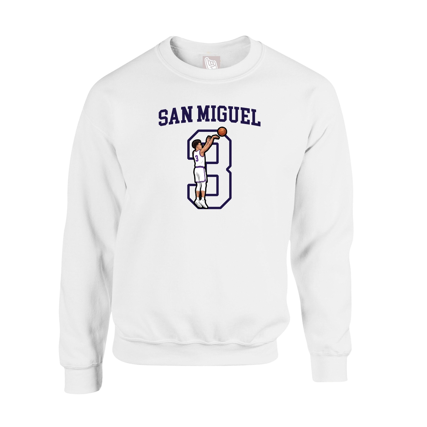 Fleece Crew — Shirsey in White