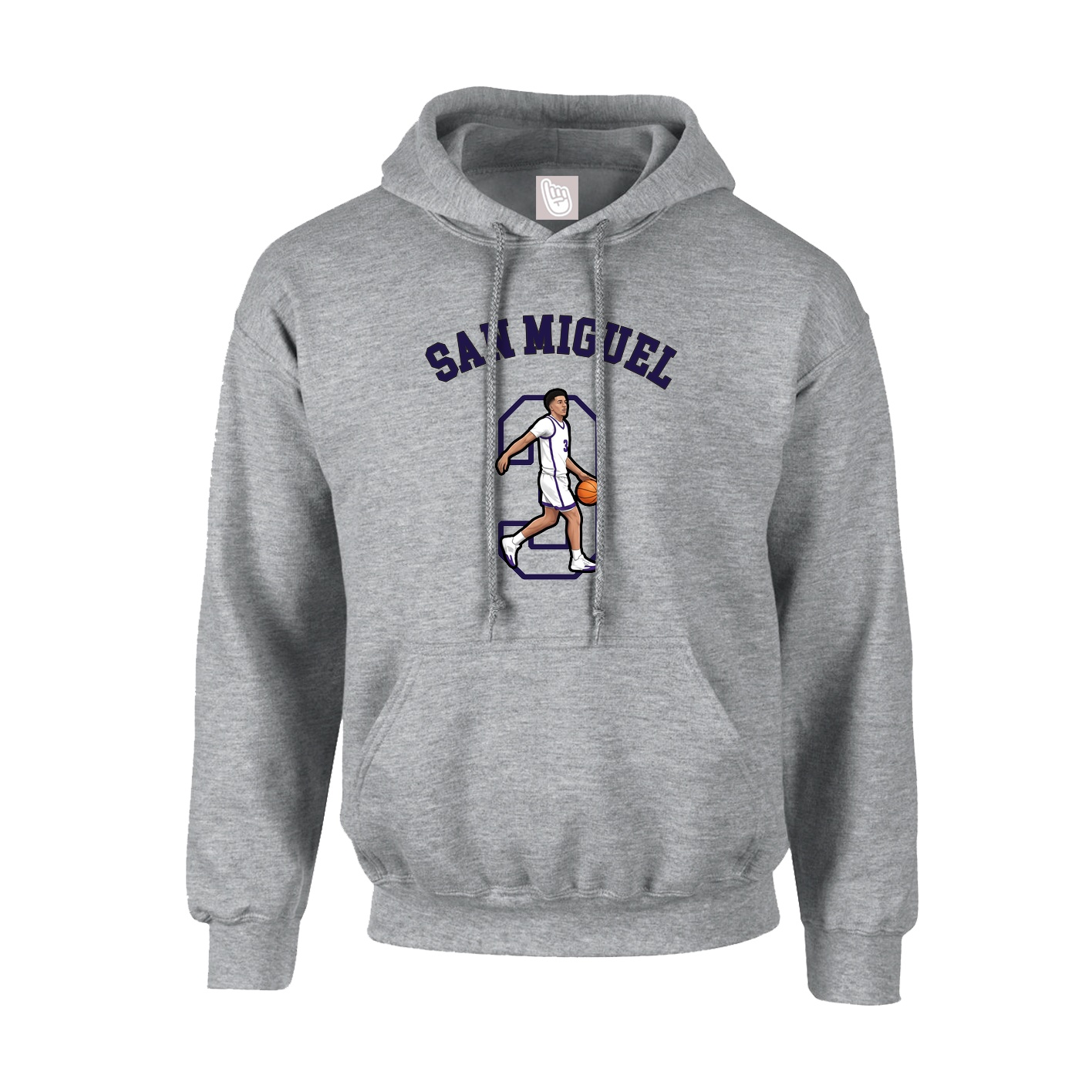 Youth Hoodie — Shirsey Arch in Grey