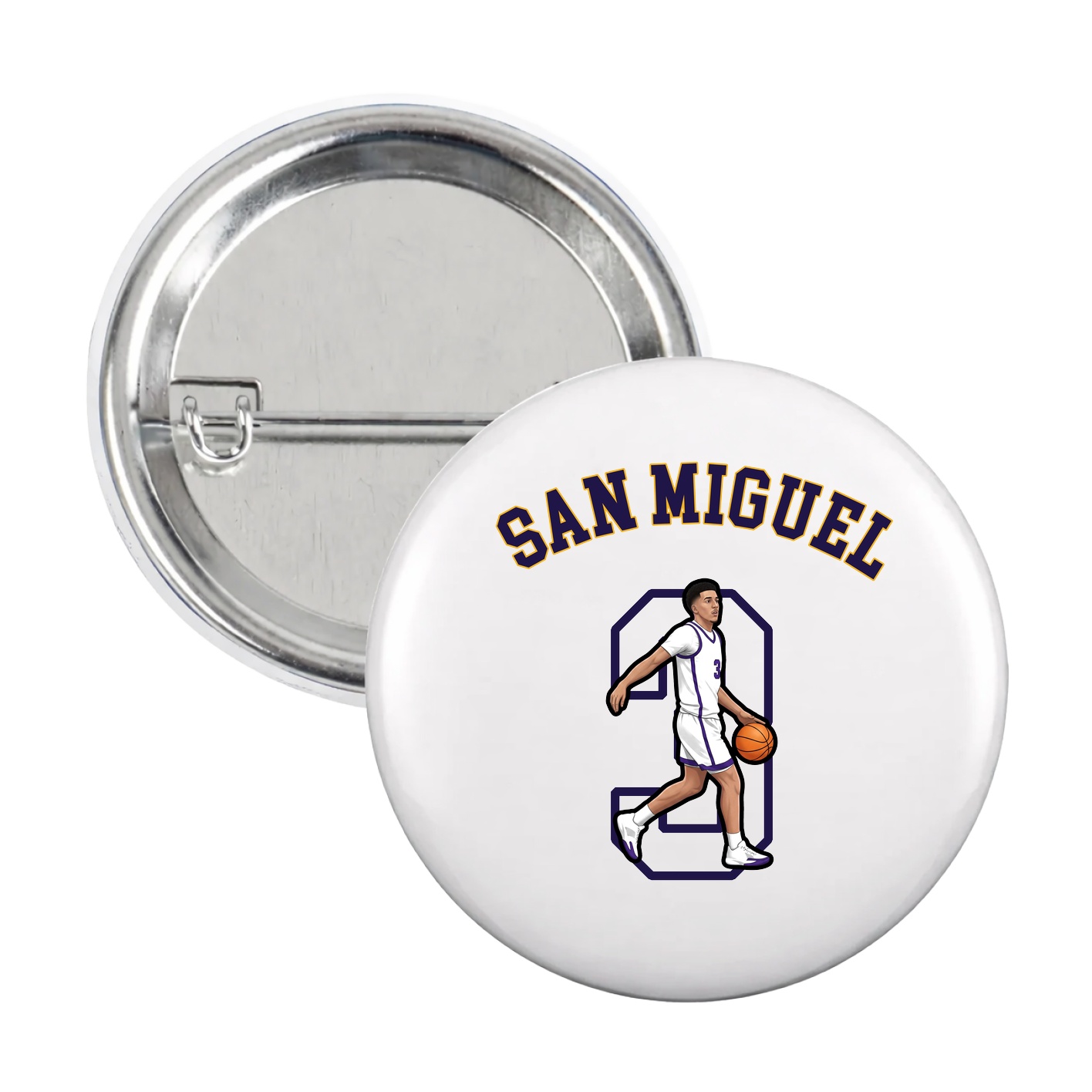 Game Day Button — Shirsey Arch in White