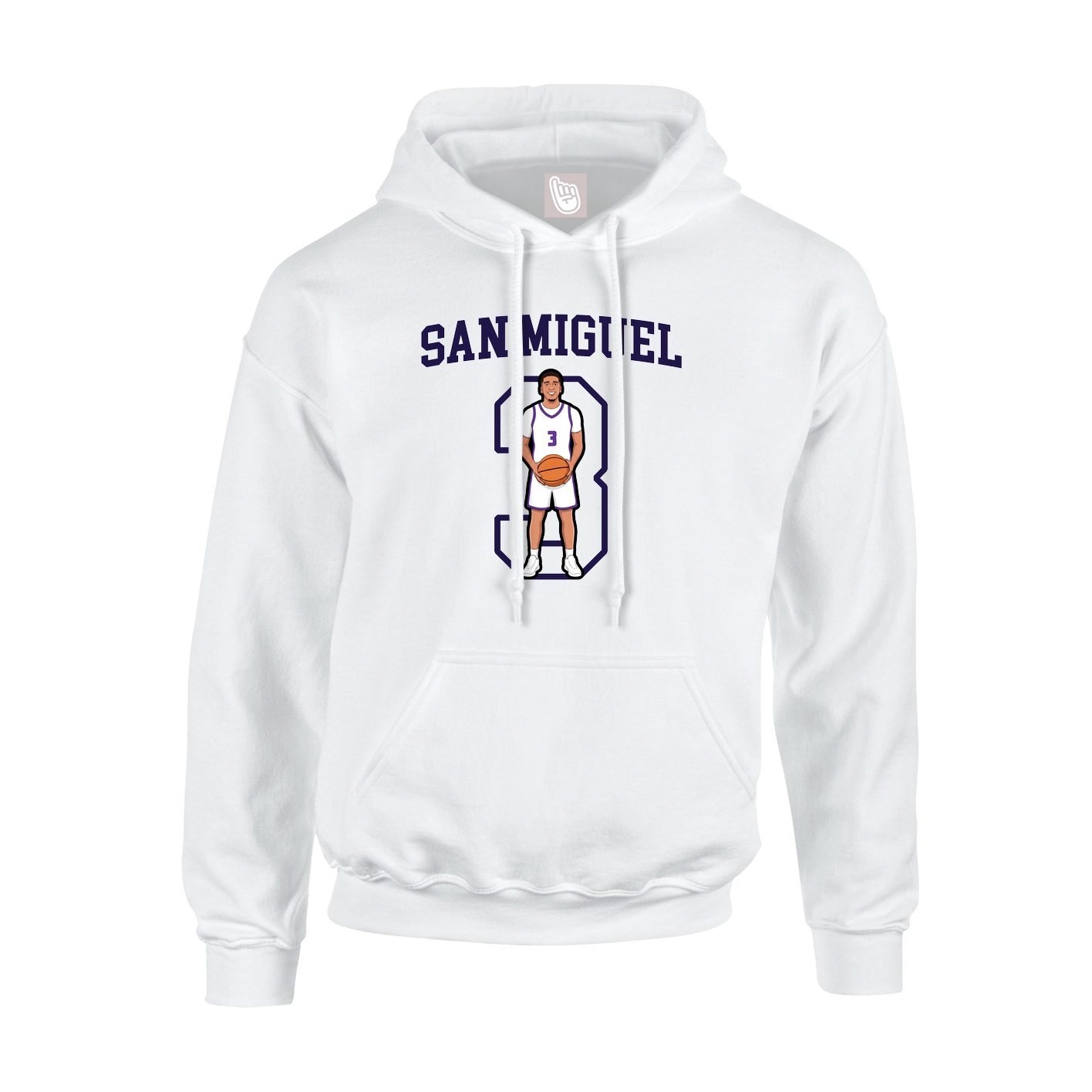 Hoodie — Shirsey in White