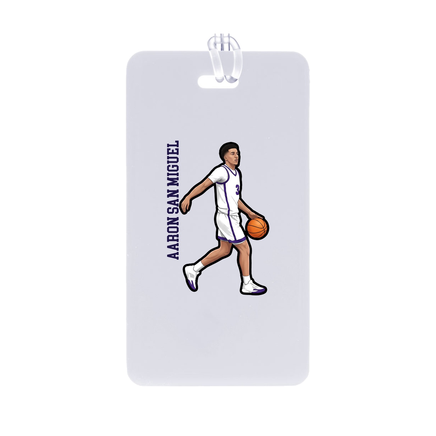 Bag Tag — Name Vertical in Classic