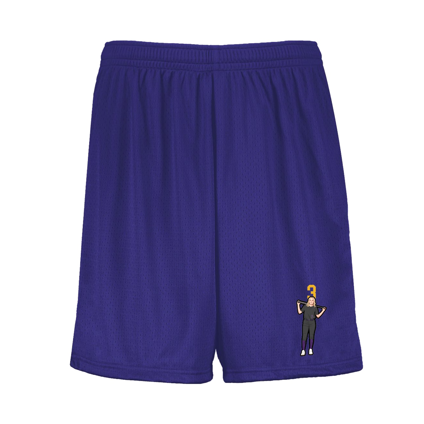Shorts — Number Top in Purple