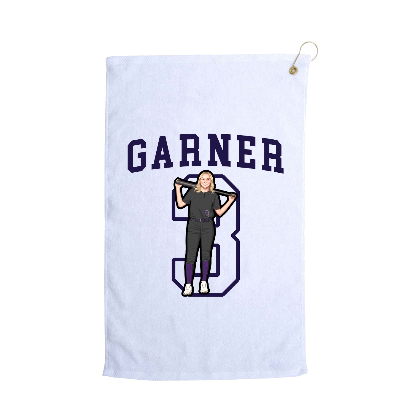 Golf Towel — Shirsey in White