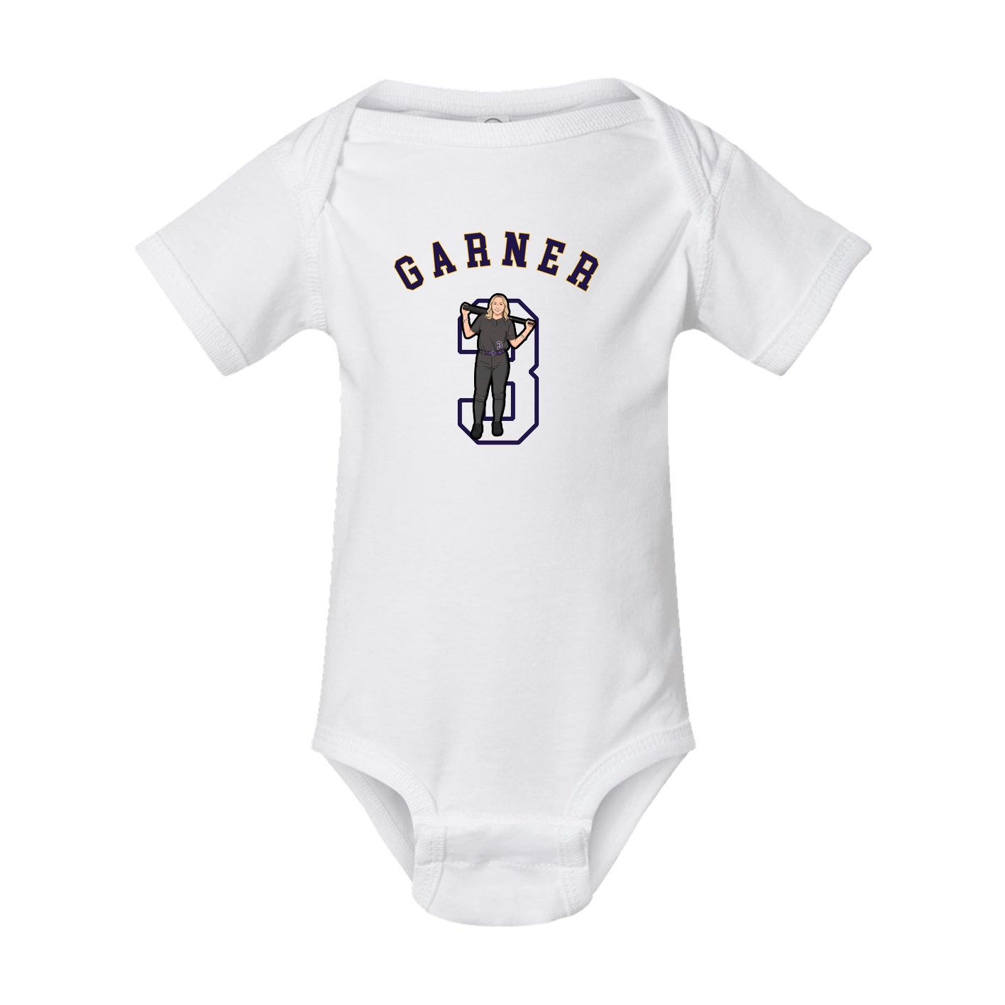 Baby Onesie — Shirsey Arch in White