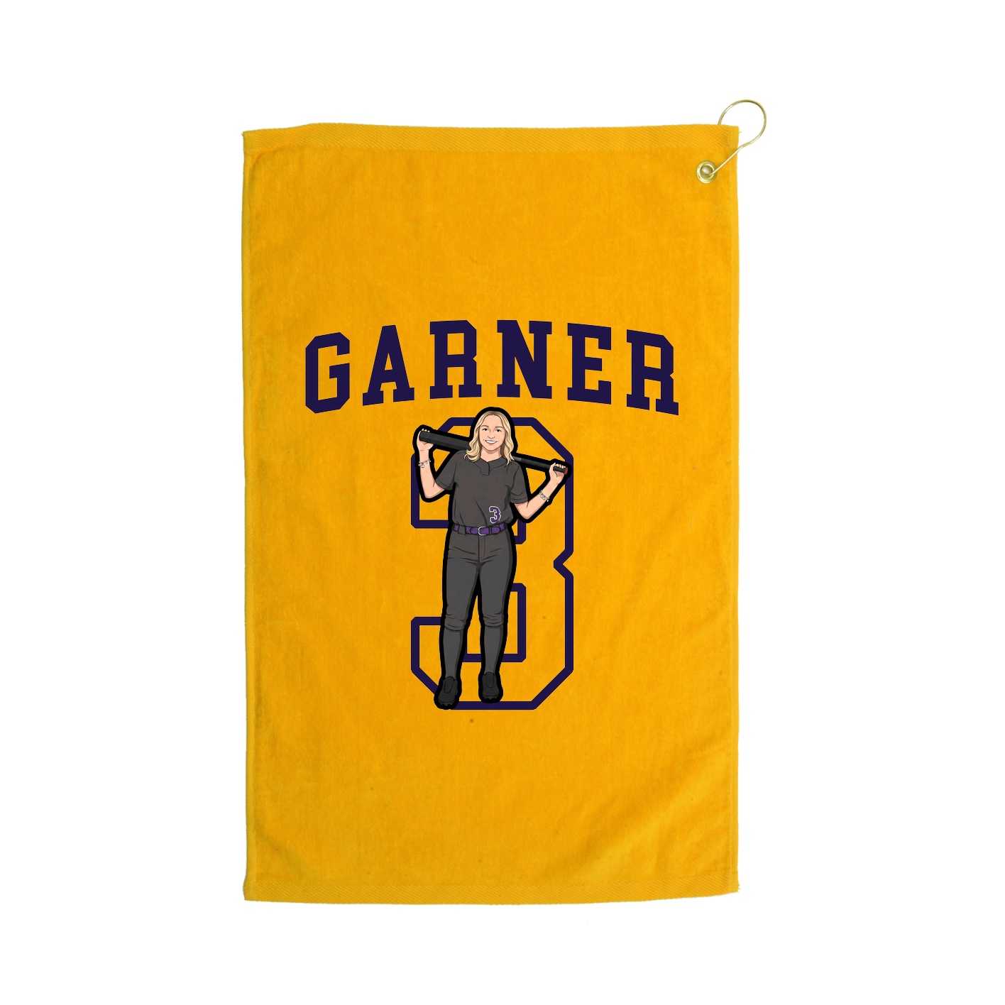 Golf Towel — Shirsey in Gold