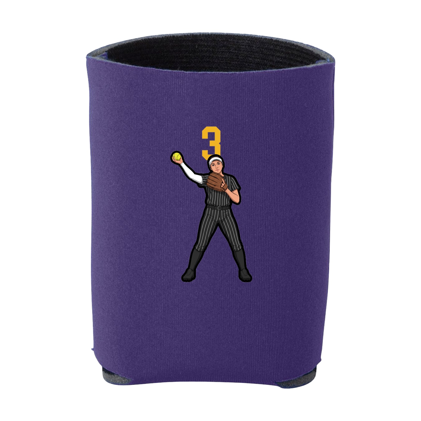 Can Holder — Number Top in Purple