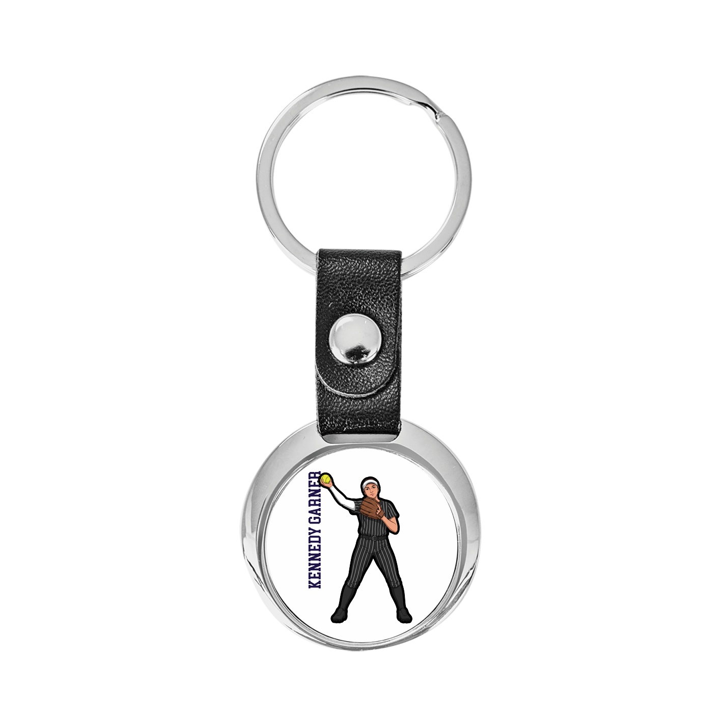 Key Chain — Name Vertical in Classic