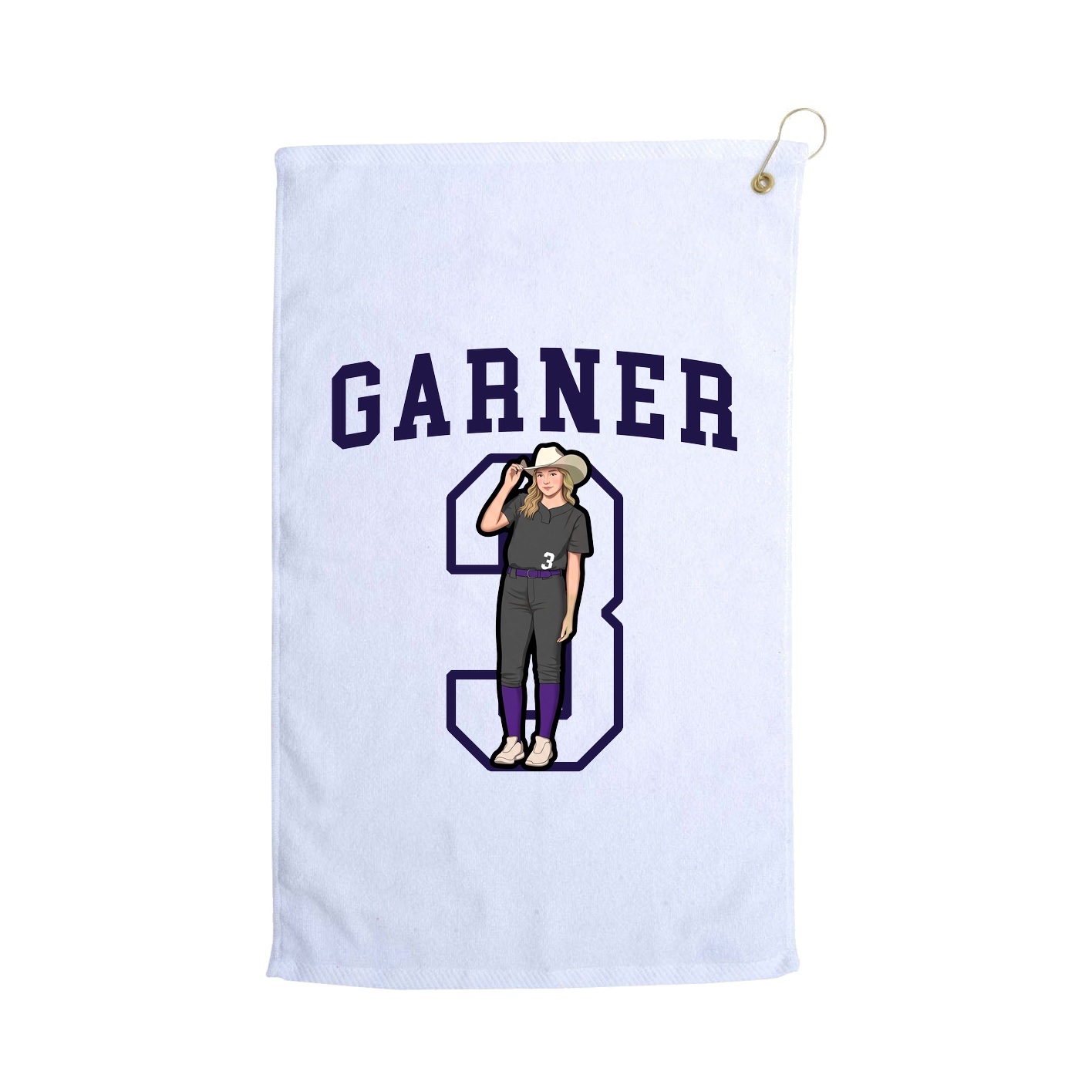 Golf Towel — Shirsey in White
