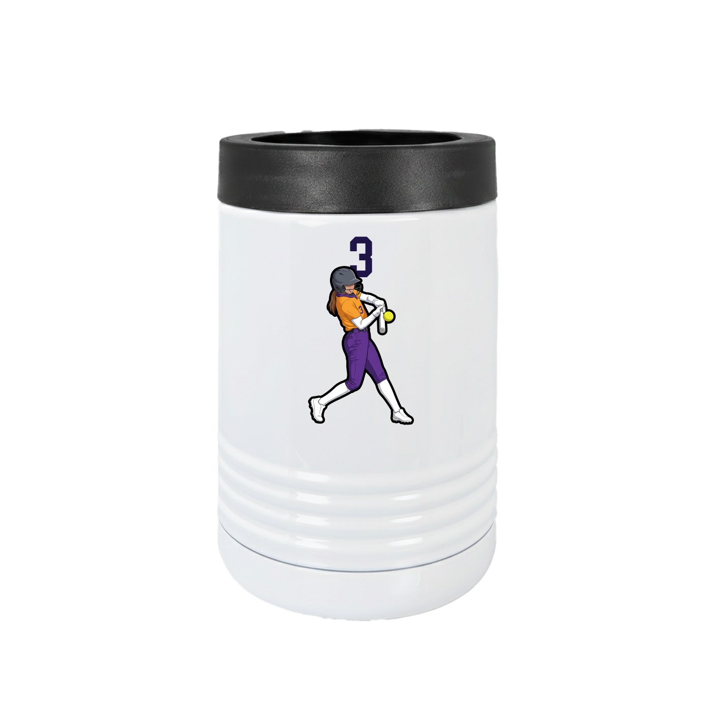 Beverage Holder — Number Top in White