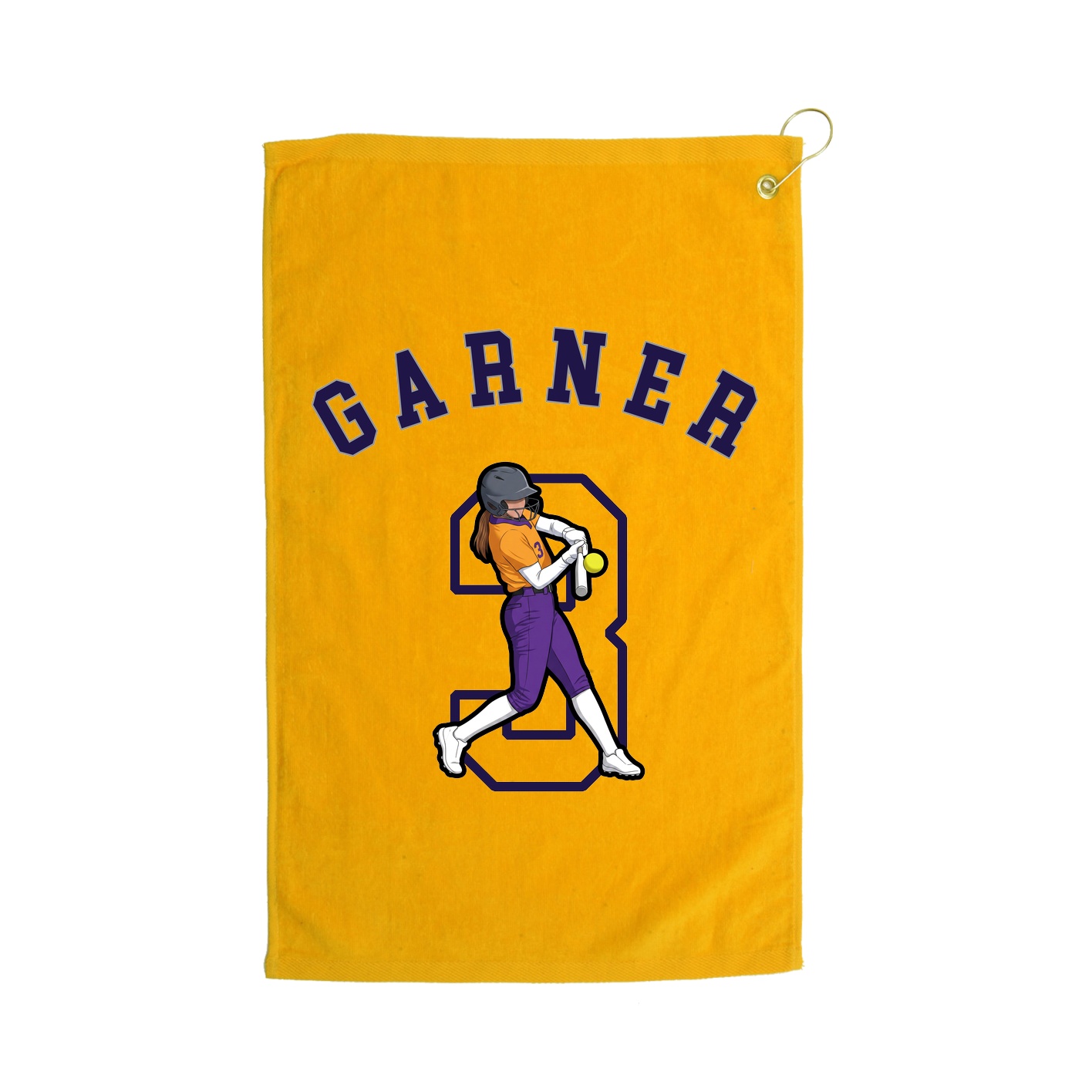 Golf Towel — Shirsey Arch in Gold