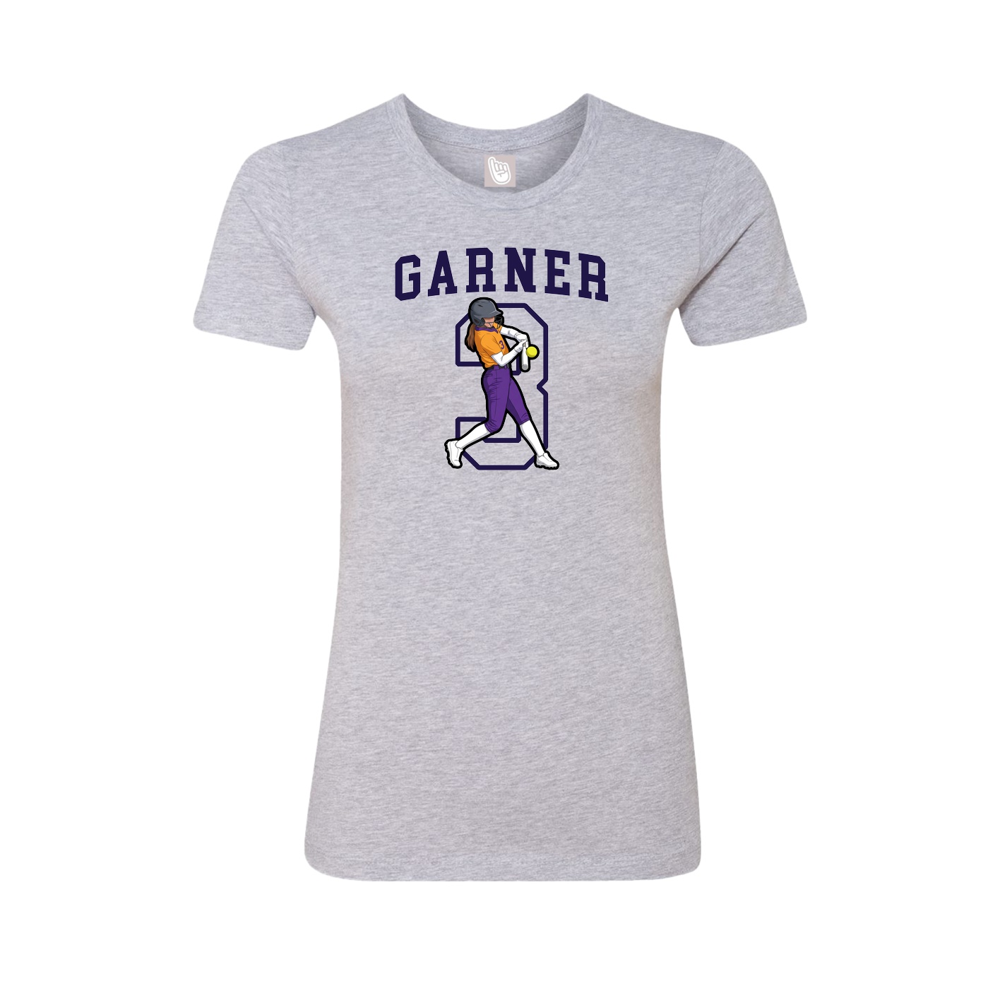 Fitted Women's Tee — Shirsey in Grey