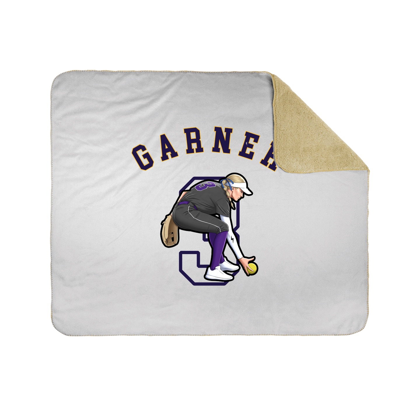 Throw Blanket — Shirsey Arch in White