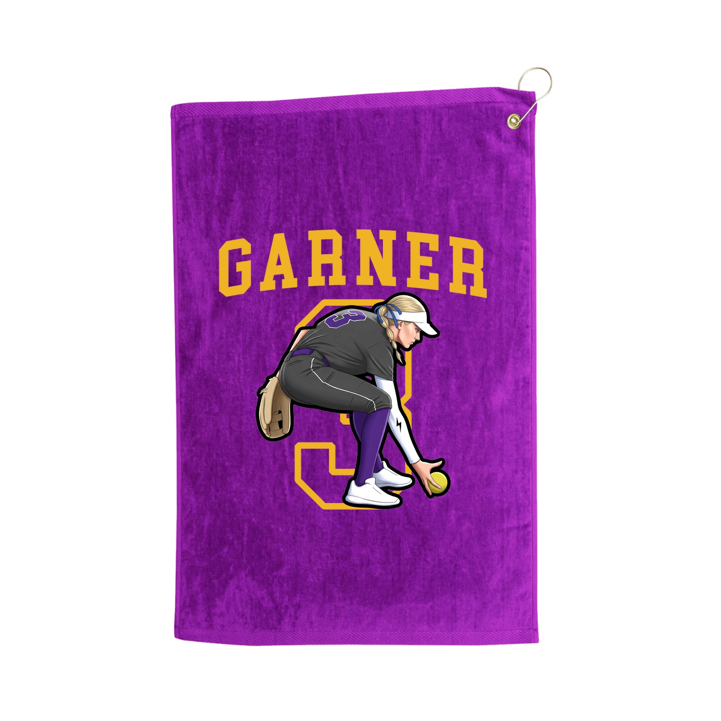 Golf Towel — Shirsey in Purple