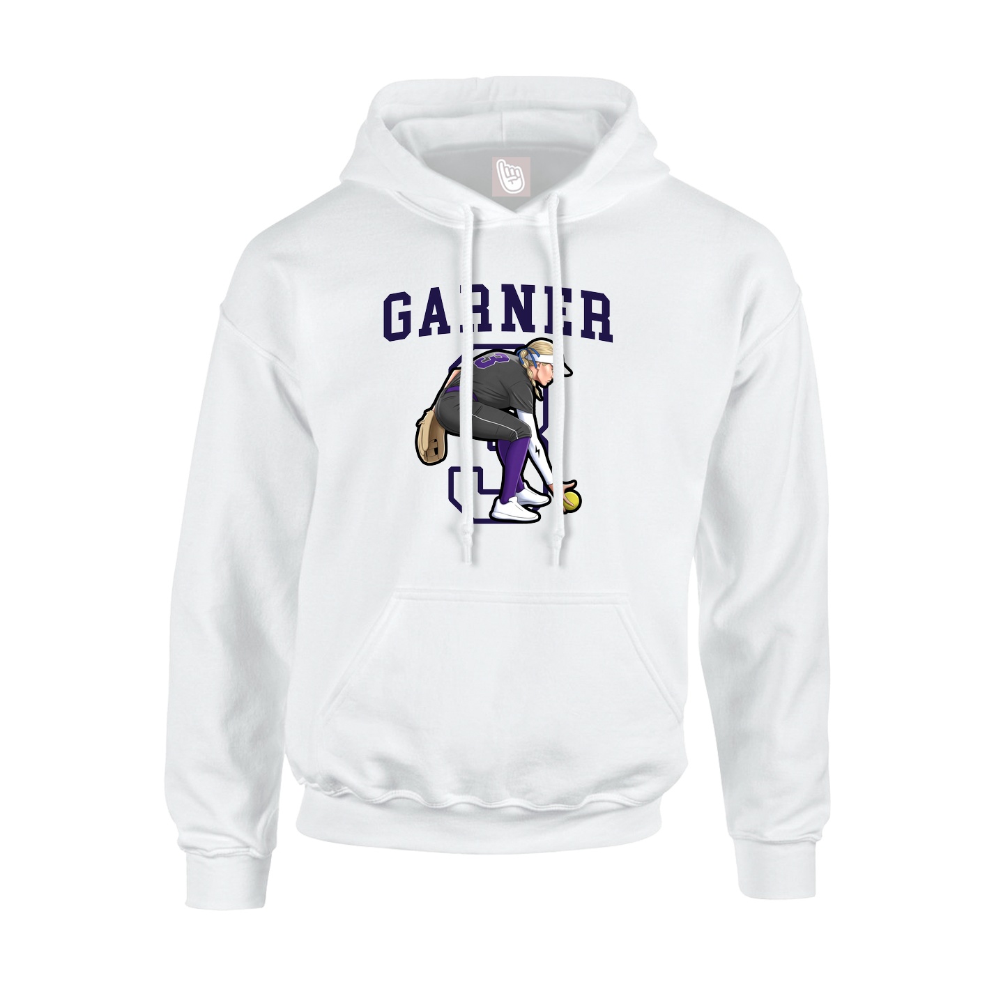 Hoodie — Shirsey in White