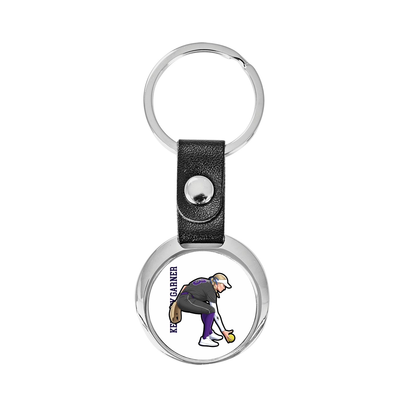Key Chain — Name Vertical in Classic