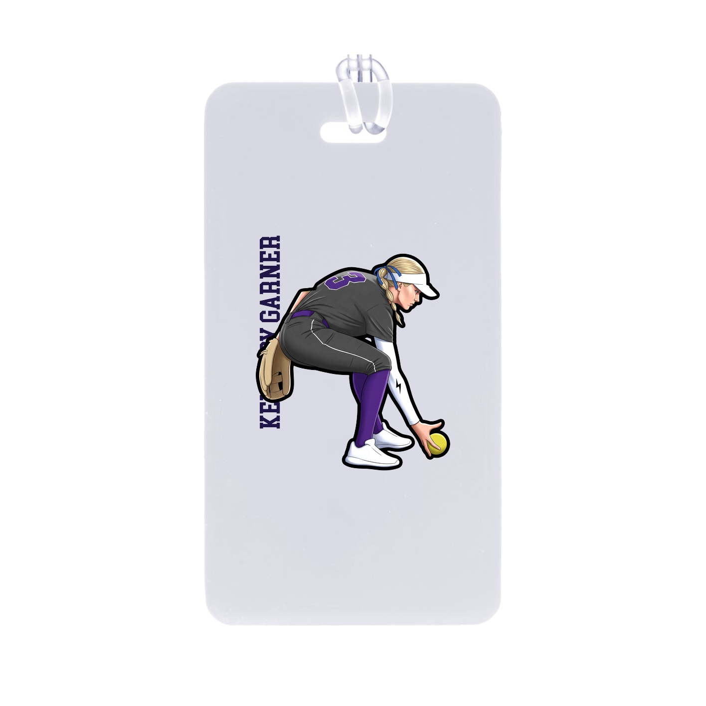 Bag Tag — Name Vertical in Classic