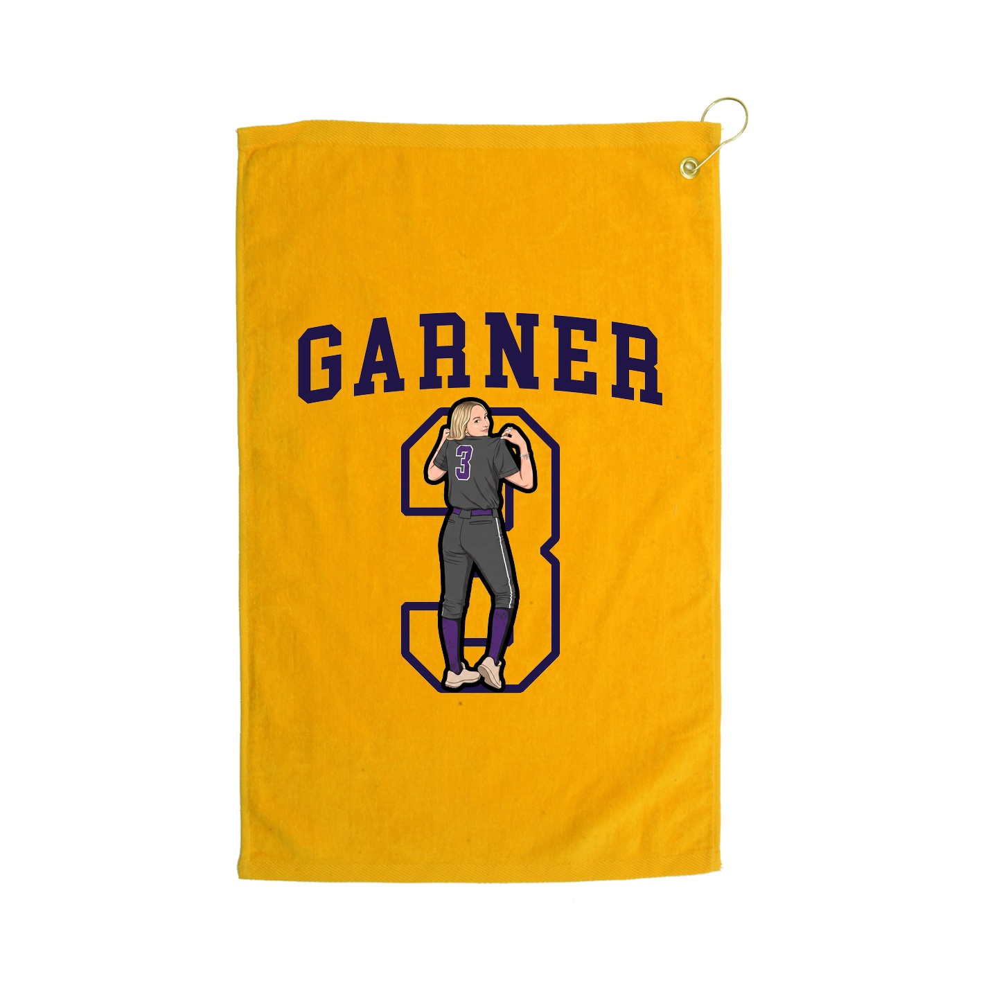 Golf Towel — Shirsey in Gold