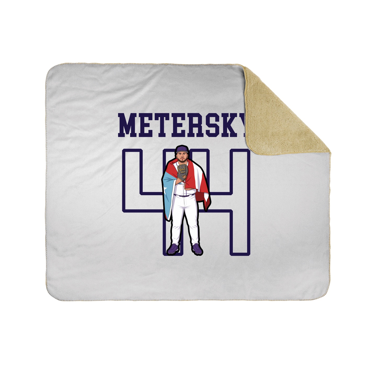 Throw Blanket — Shirsey in White