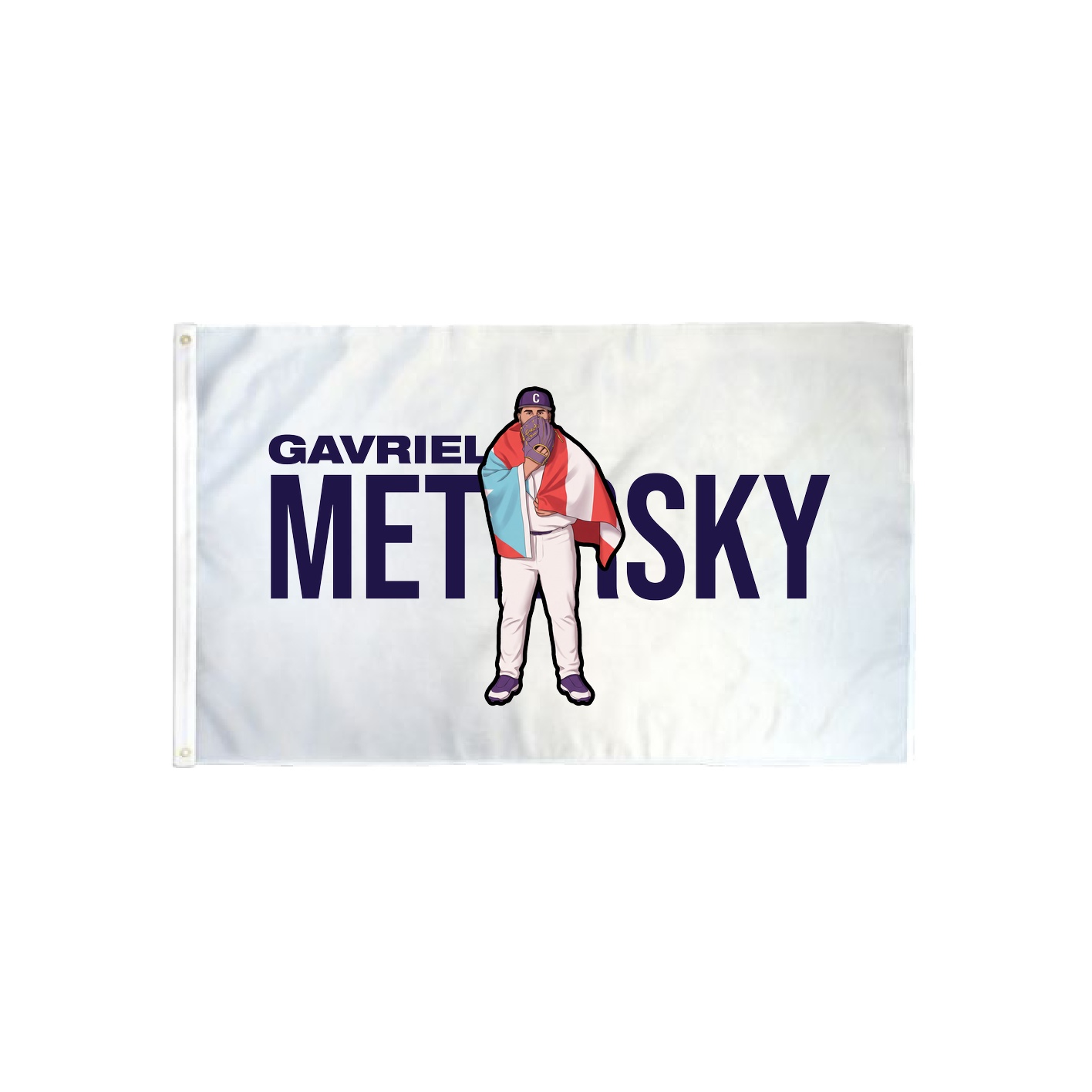 3x5 Flag — Player Name in Classic