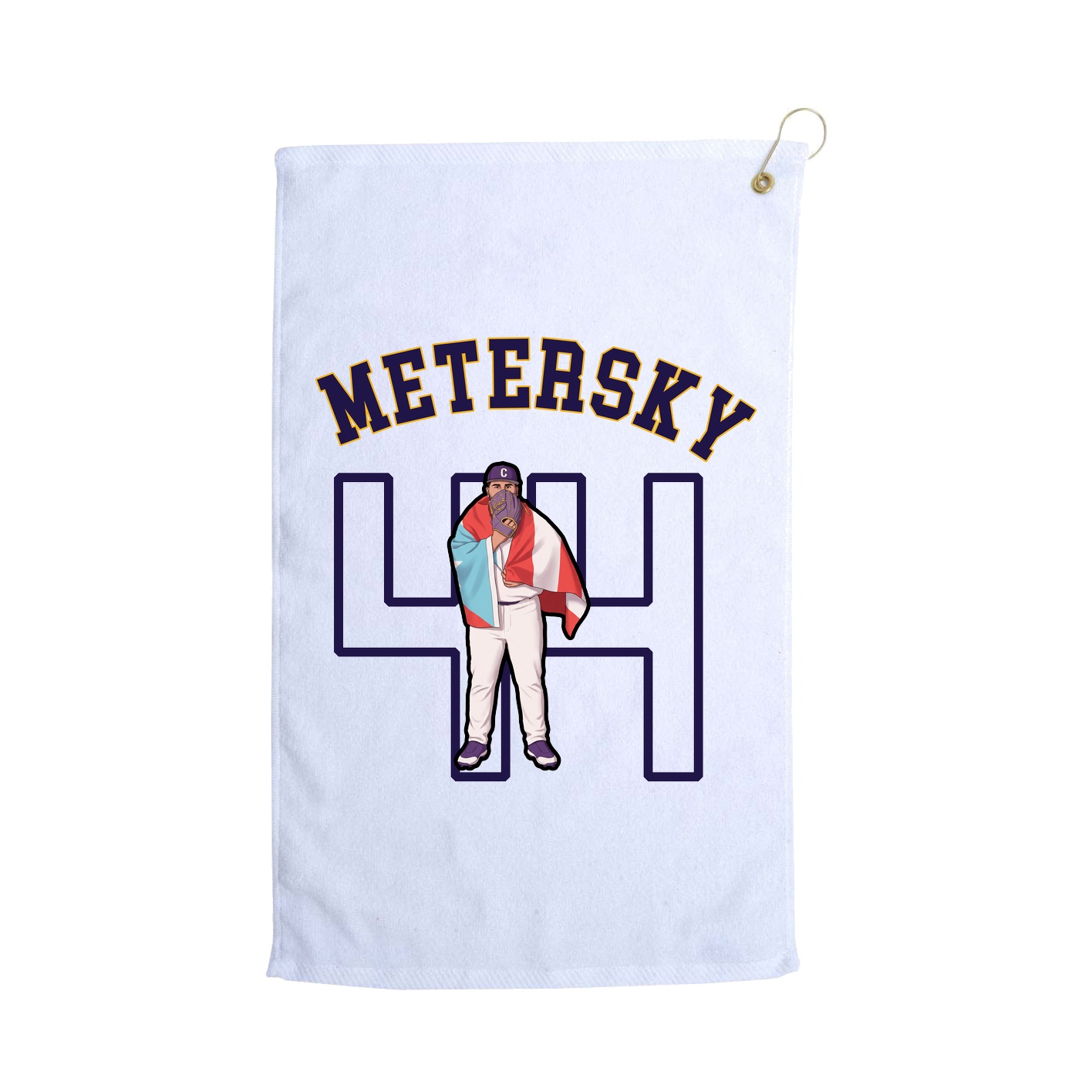 Golf Towel — Shirsey Arch in White