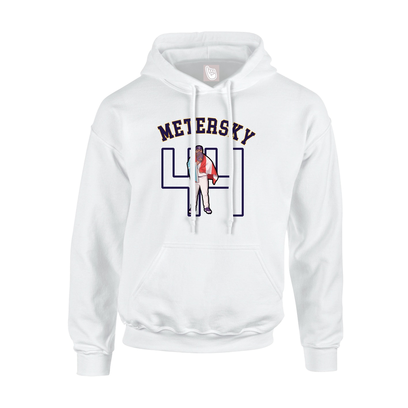 Youth Hoodie — Shirsey Arch in White