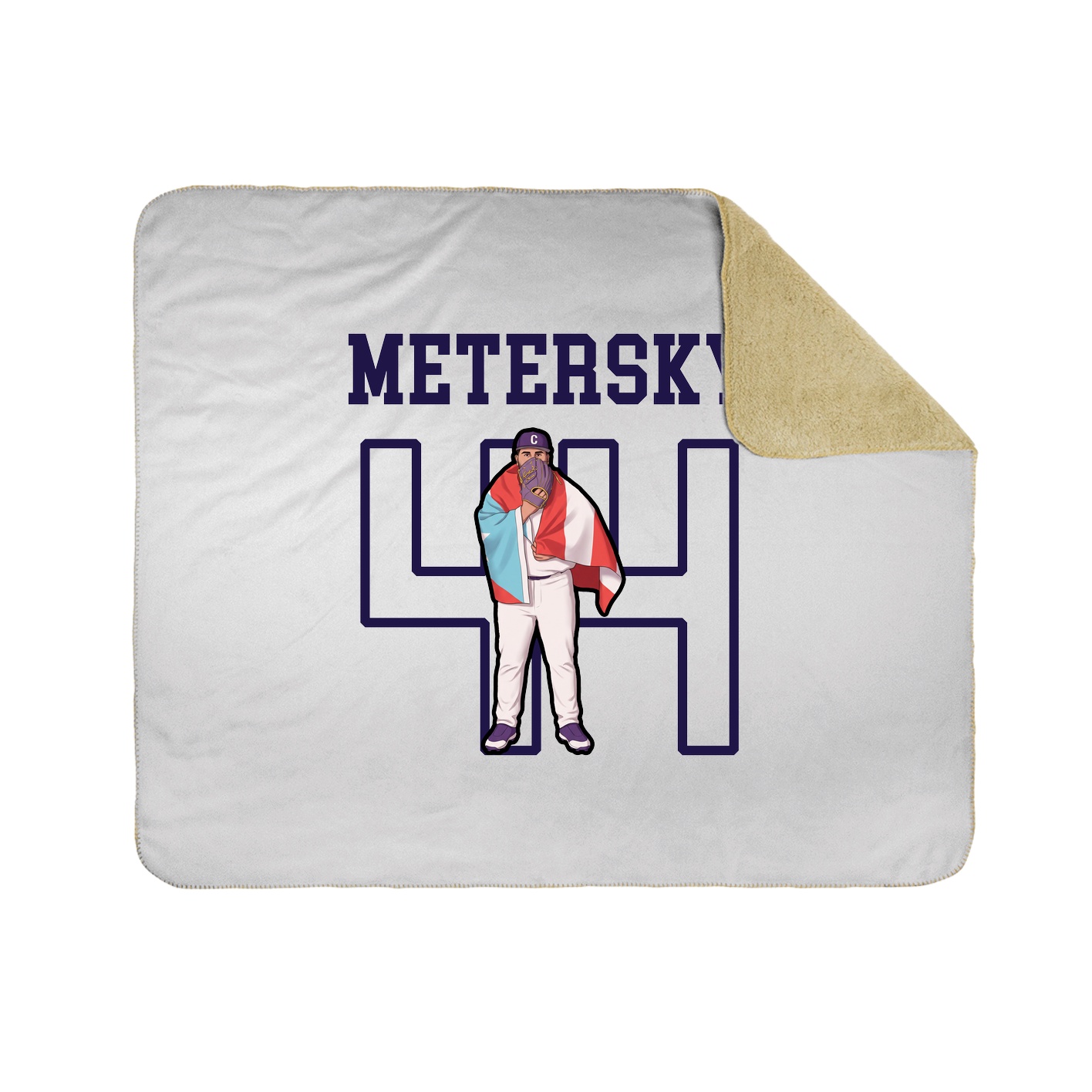 Throw Blanket — Shirsey in White