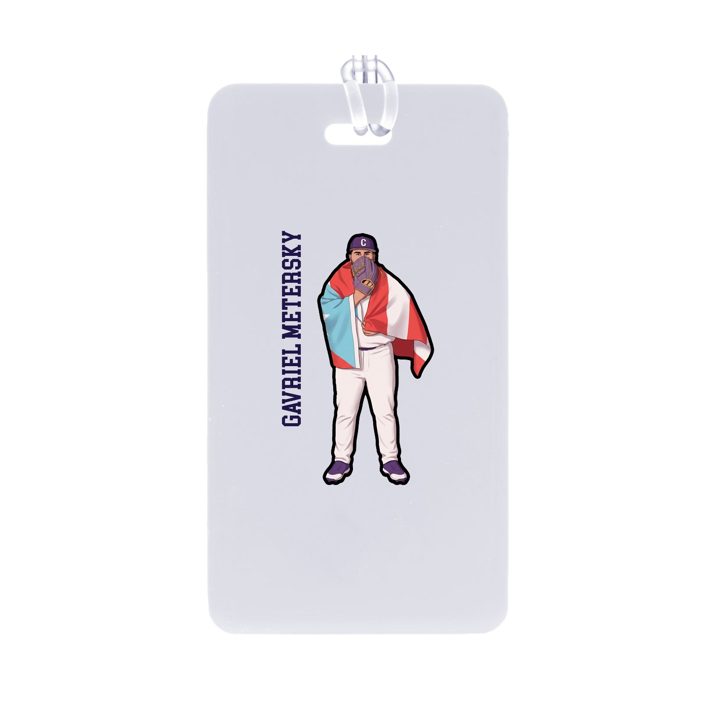 Bag Tag — Name Vertical in Classic