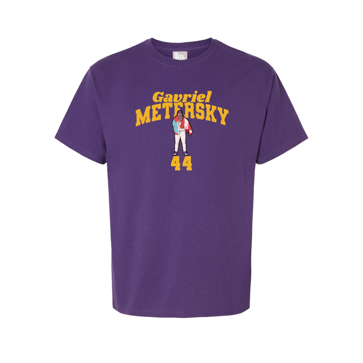 Youth Tee — Signature Arch in Purple