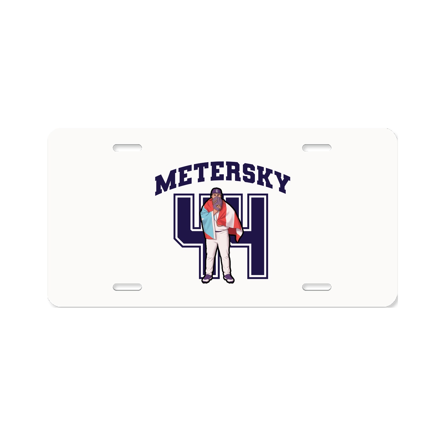 License Plate — Number in Classic