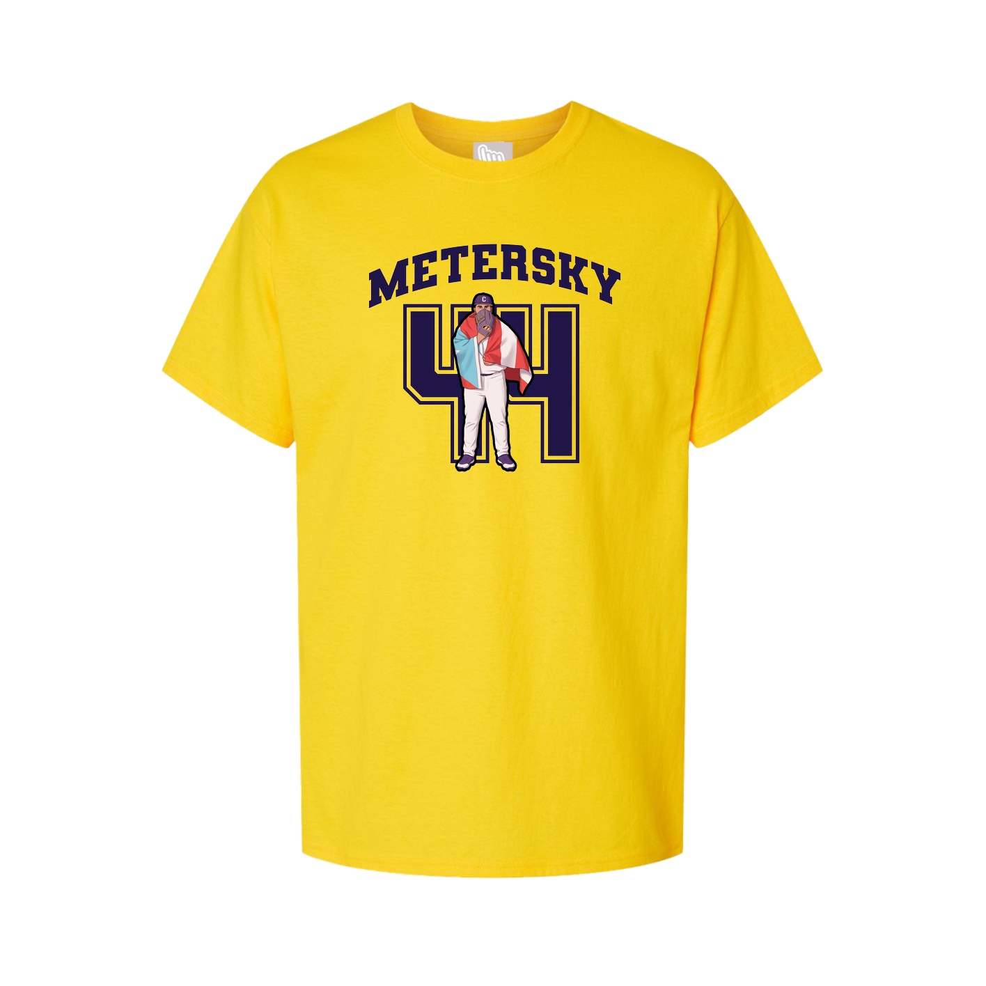 Youth Tee — Number in Gold