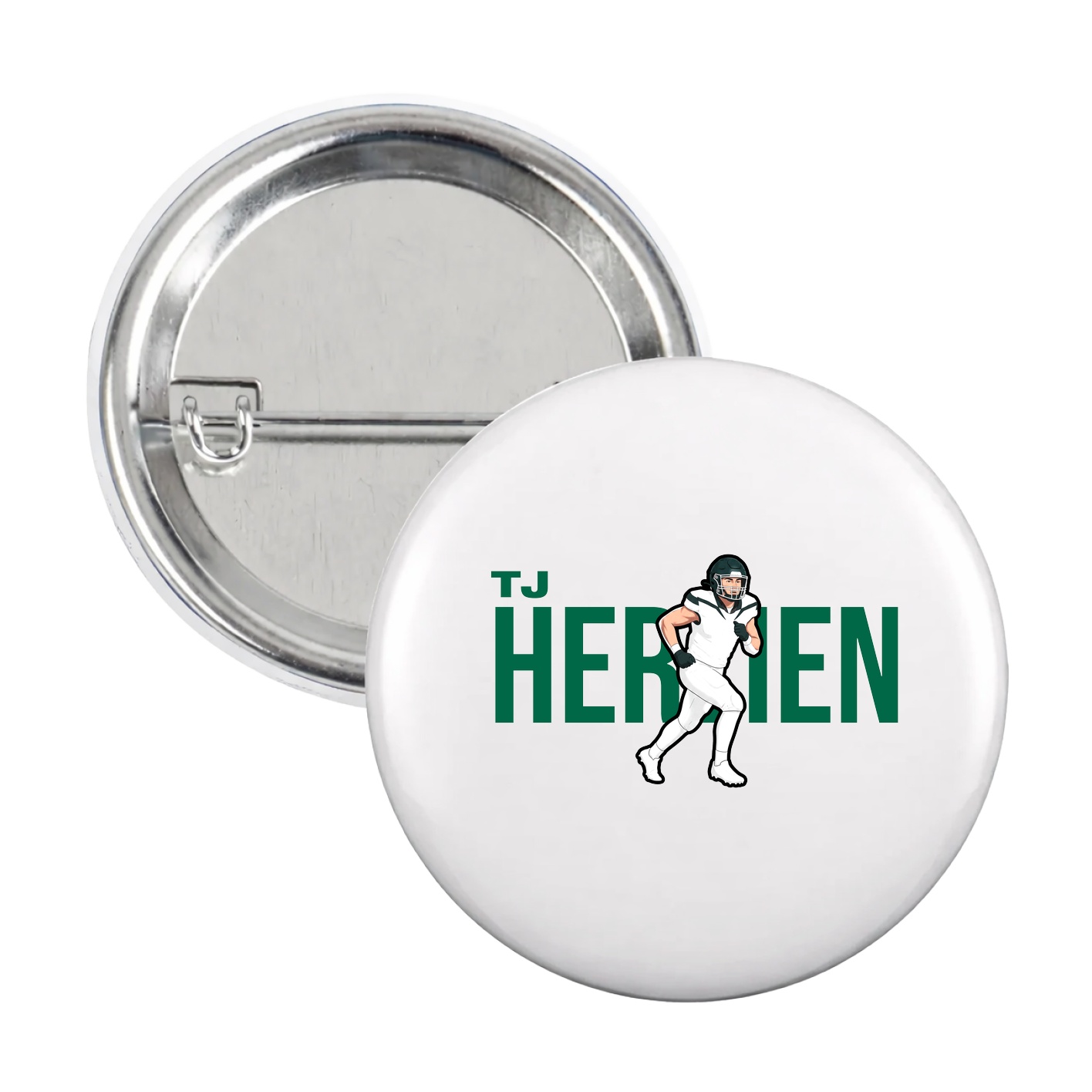 Game Day Button — Player Name in White