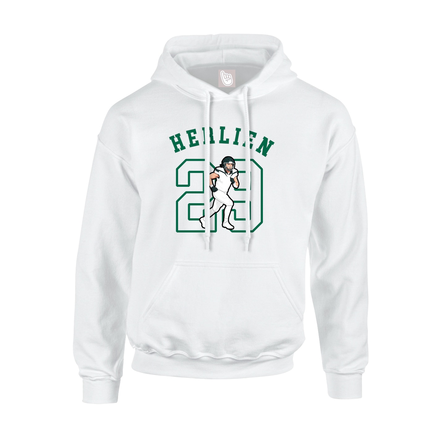 Hoodie — Shirsey Arch in White