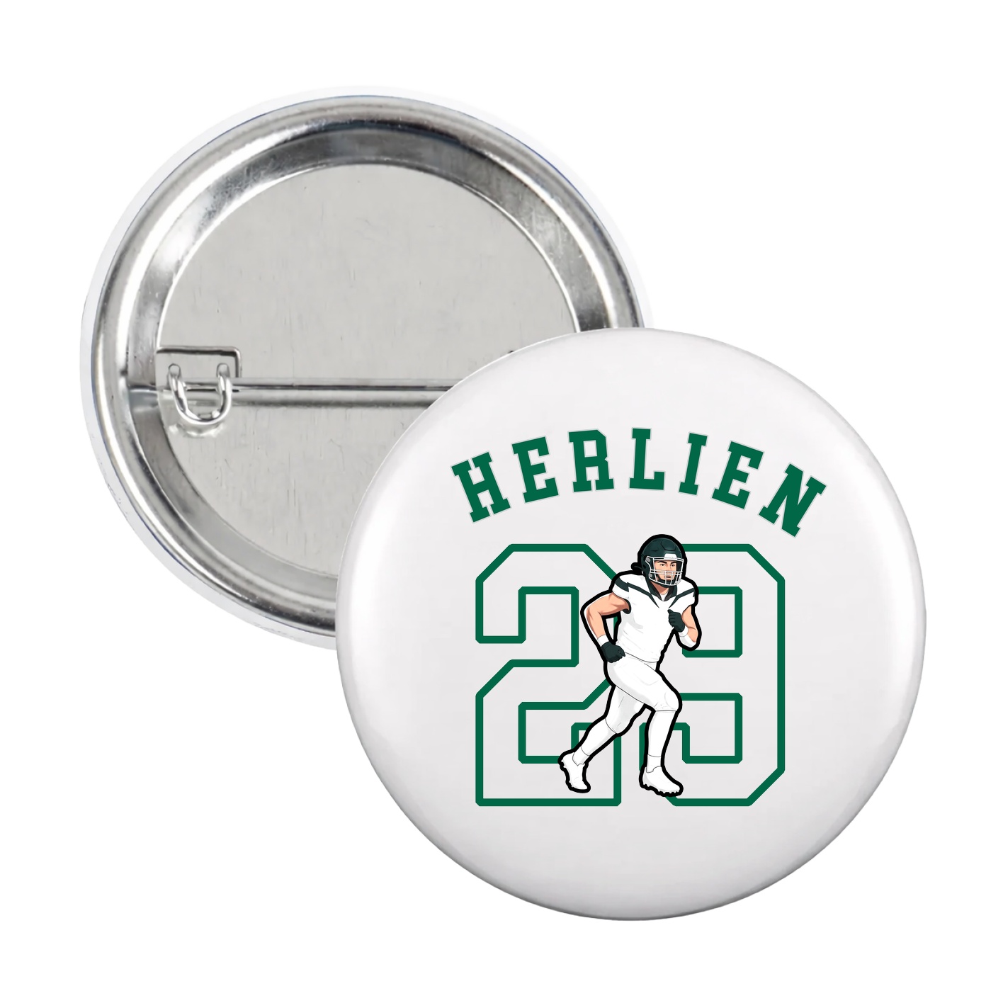 Game Day Button — Shirsey Arch in White