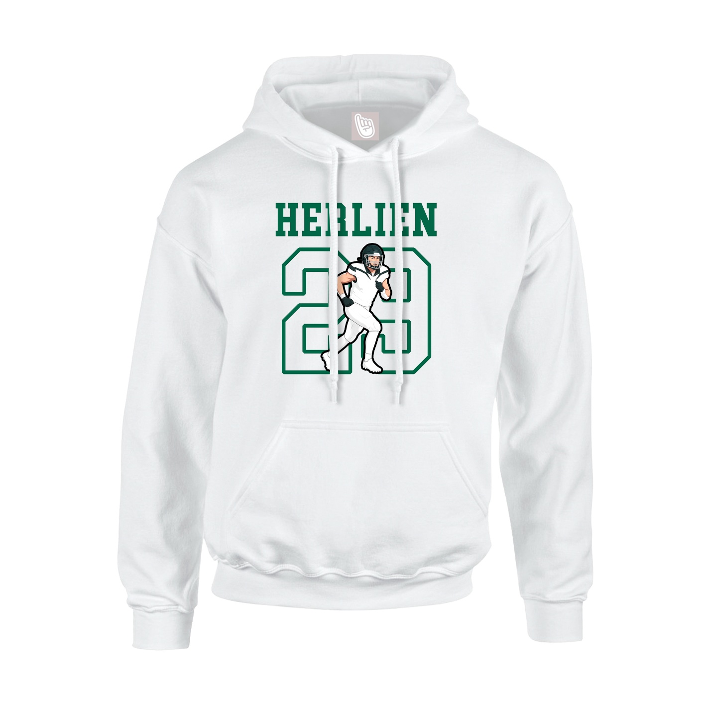 Youth Hoodie — Shirsey in White