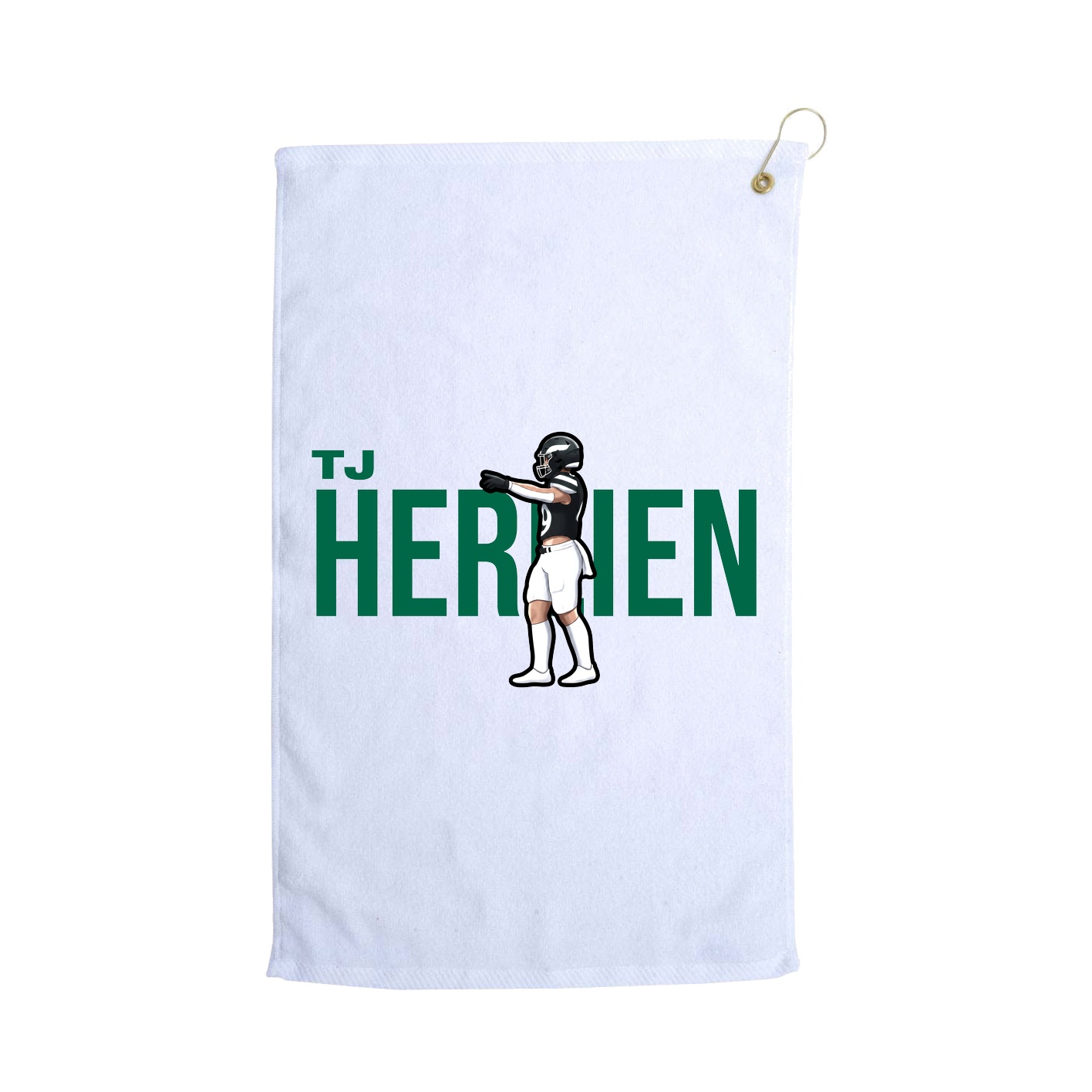 Golf Towel — Player Name in White