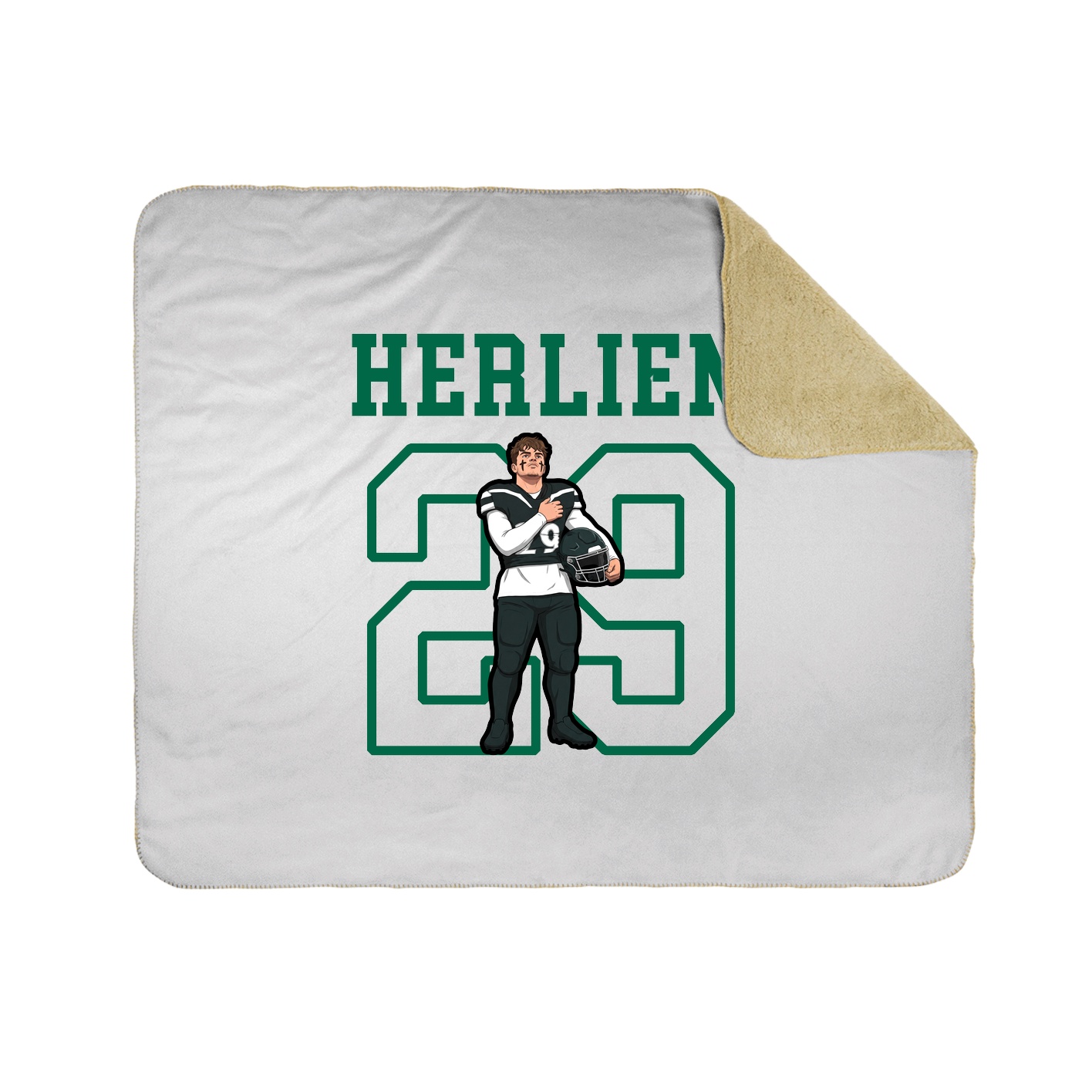 Throw Blanket — Shirsey in White