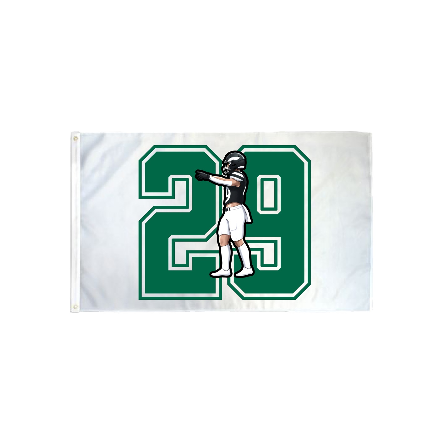 3x5 Flag — Number in Classic