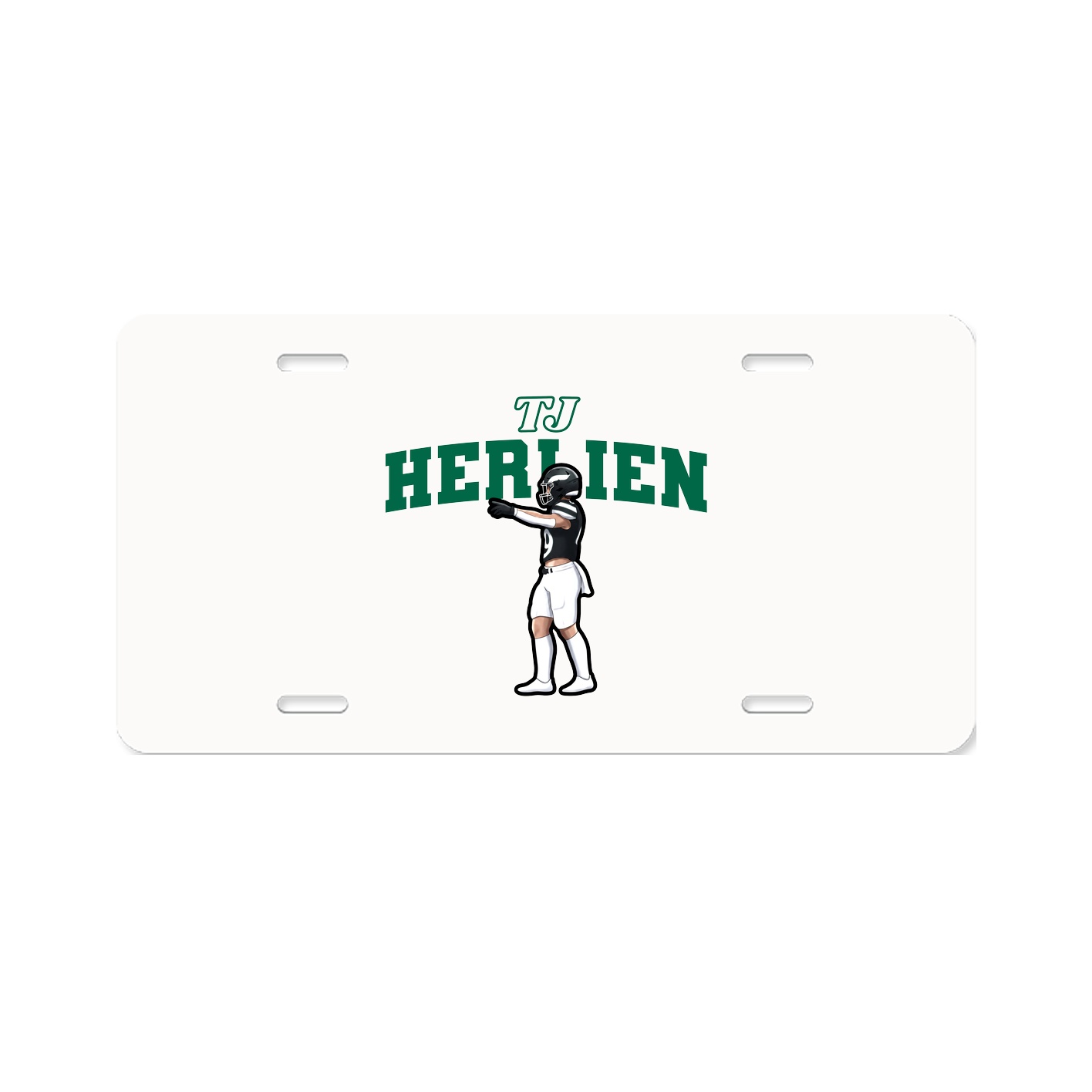 License Plate — Name Arch in Classic