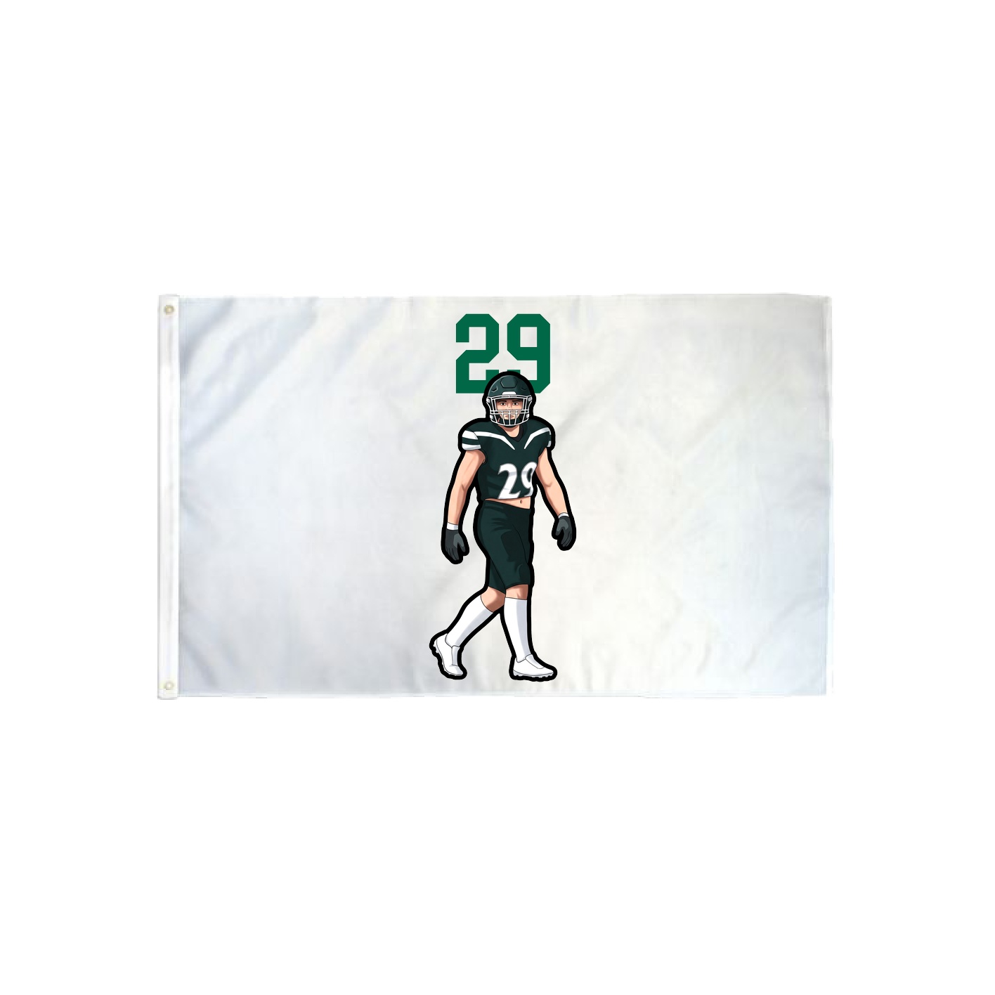 3x5 Flag — Number Top in Classic
