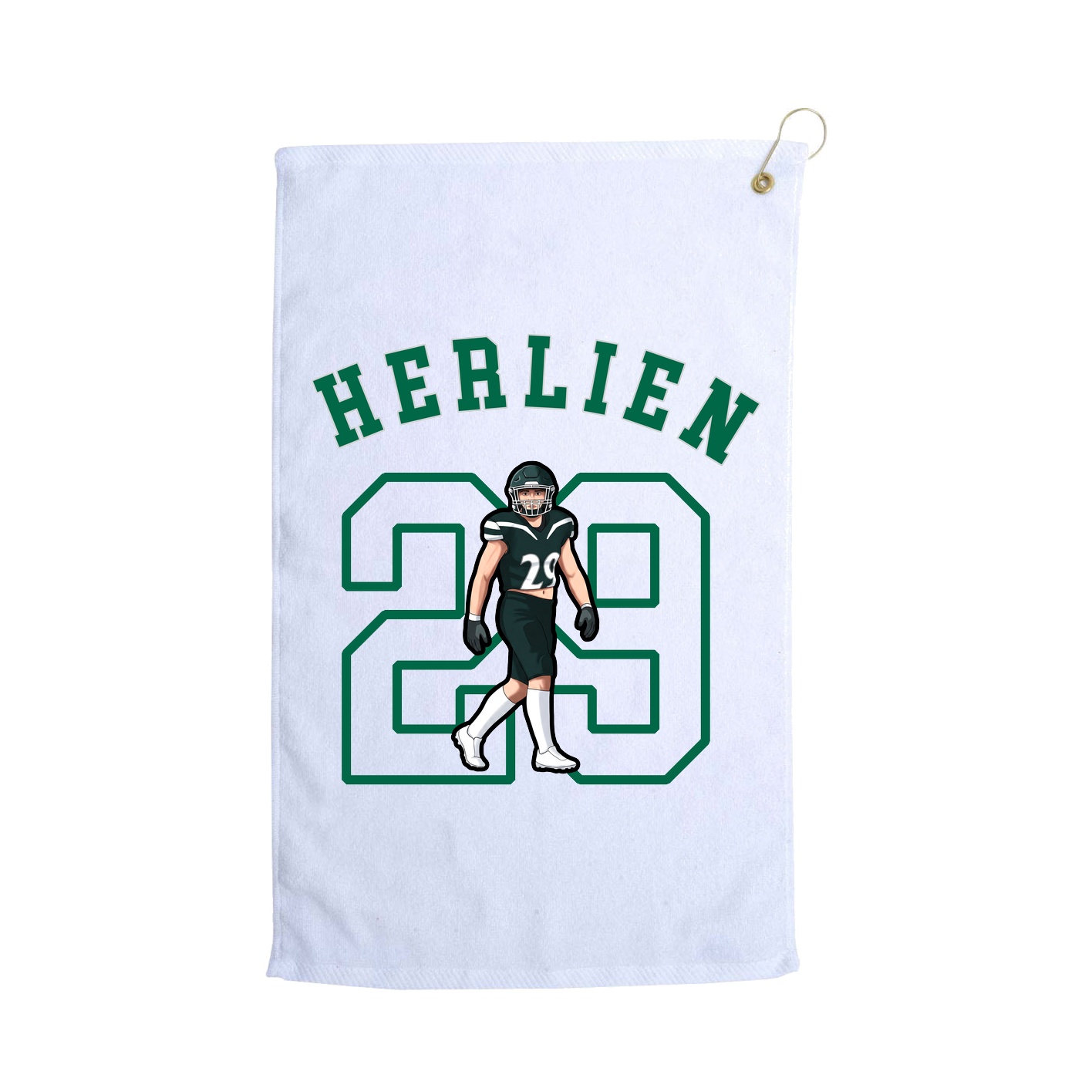 Golf Towel — Shirsey Arch in White
