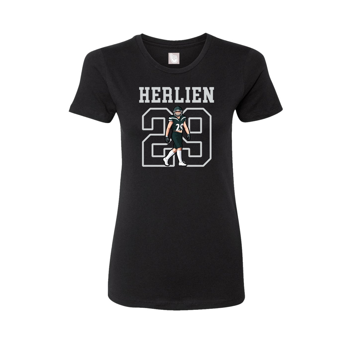 Fitted Women's Tee — Shirsey in Black