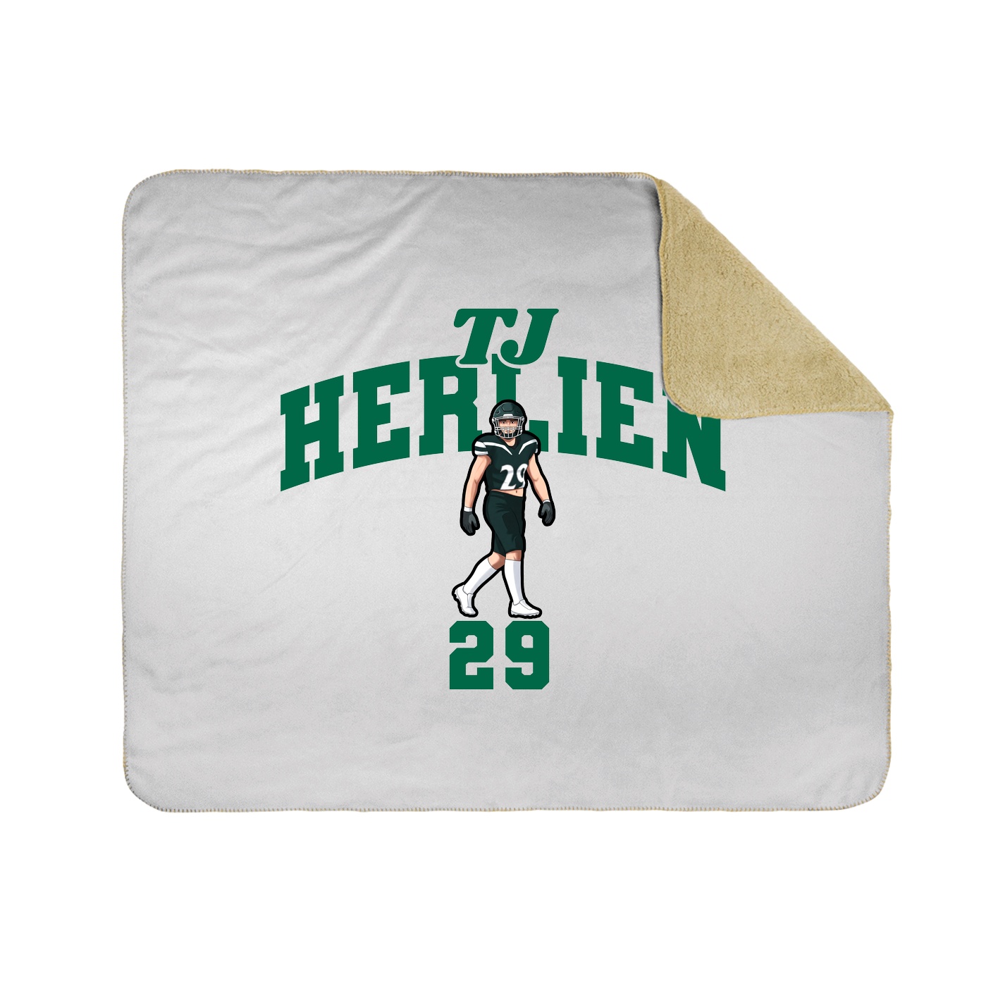 Throw Blanket — Signature Arch in White