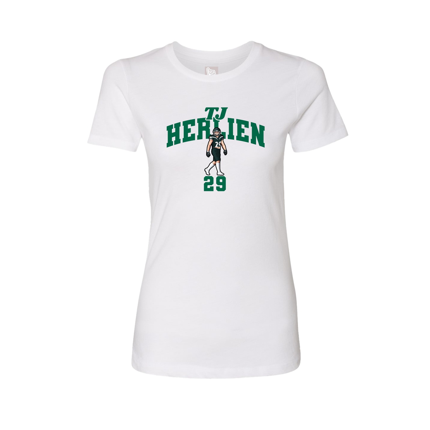 Womens Tee — Signature Arch in White