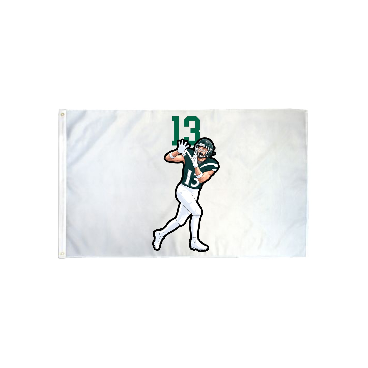 3x5 Flag — Number Top in Classic
