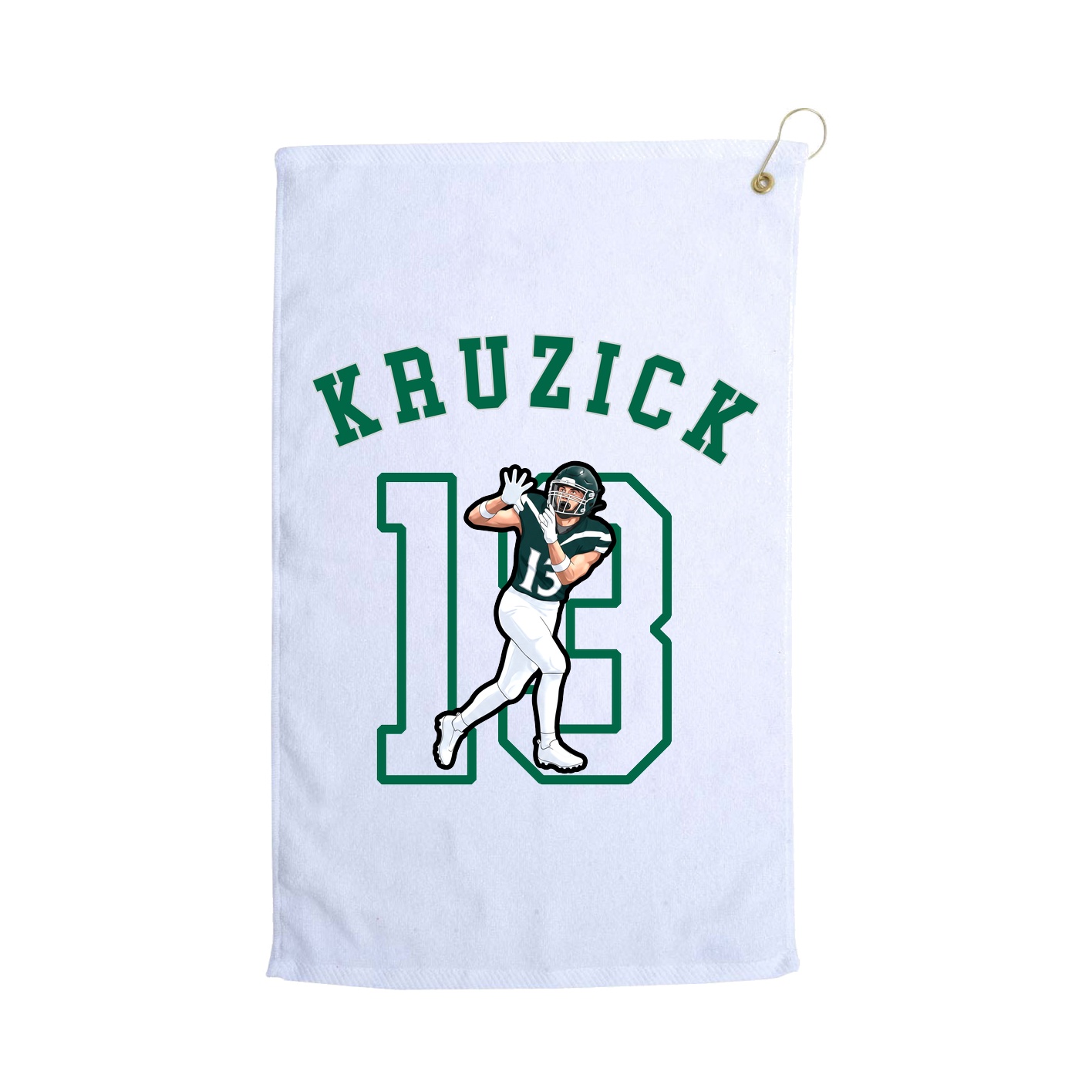Golf Towel — Shirsey Arch in White
