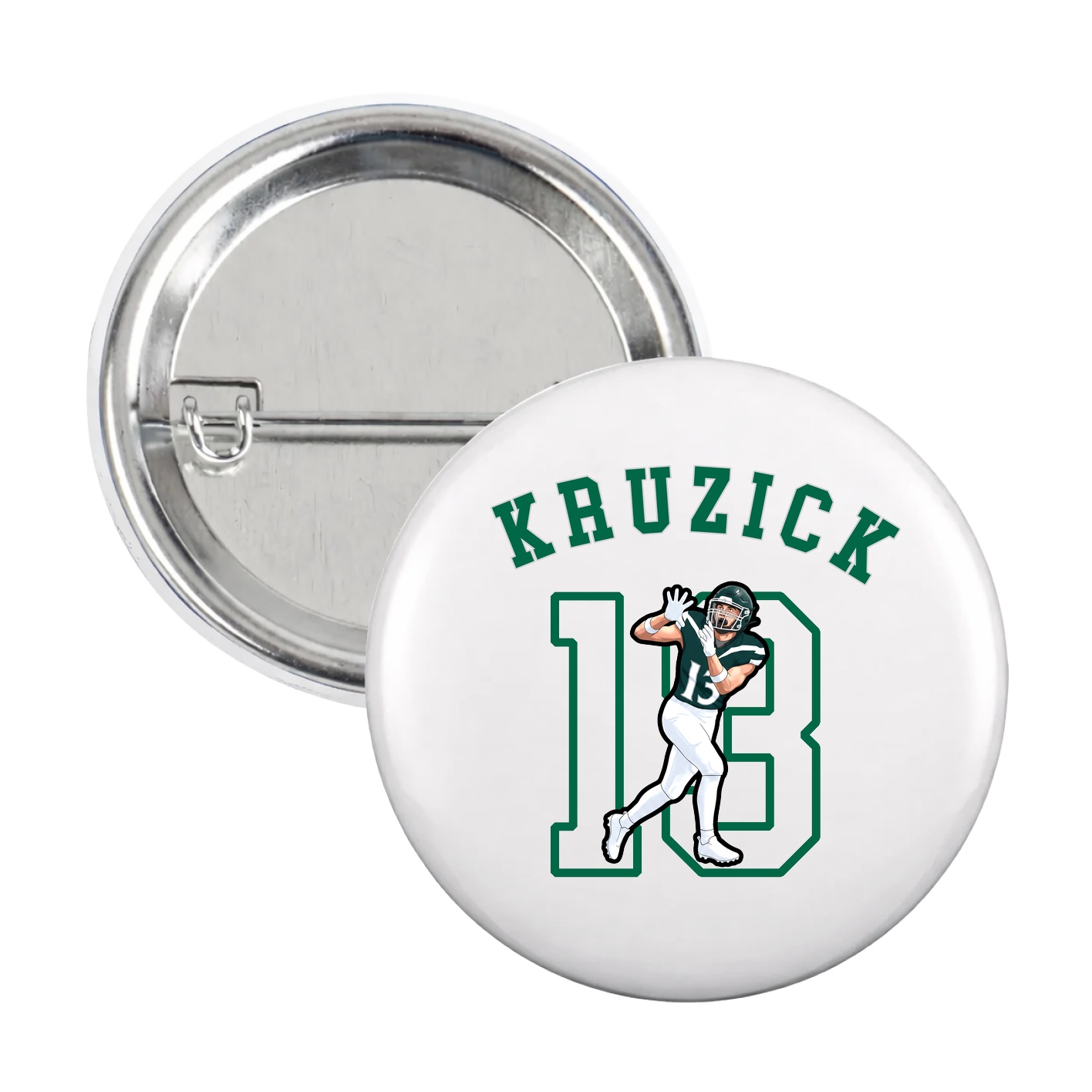 Game Day Button — Shirsey Arch in White